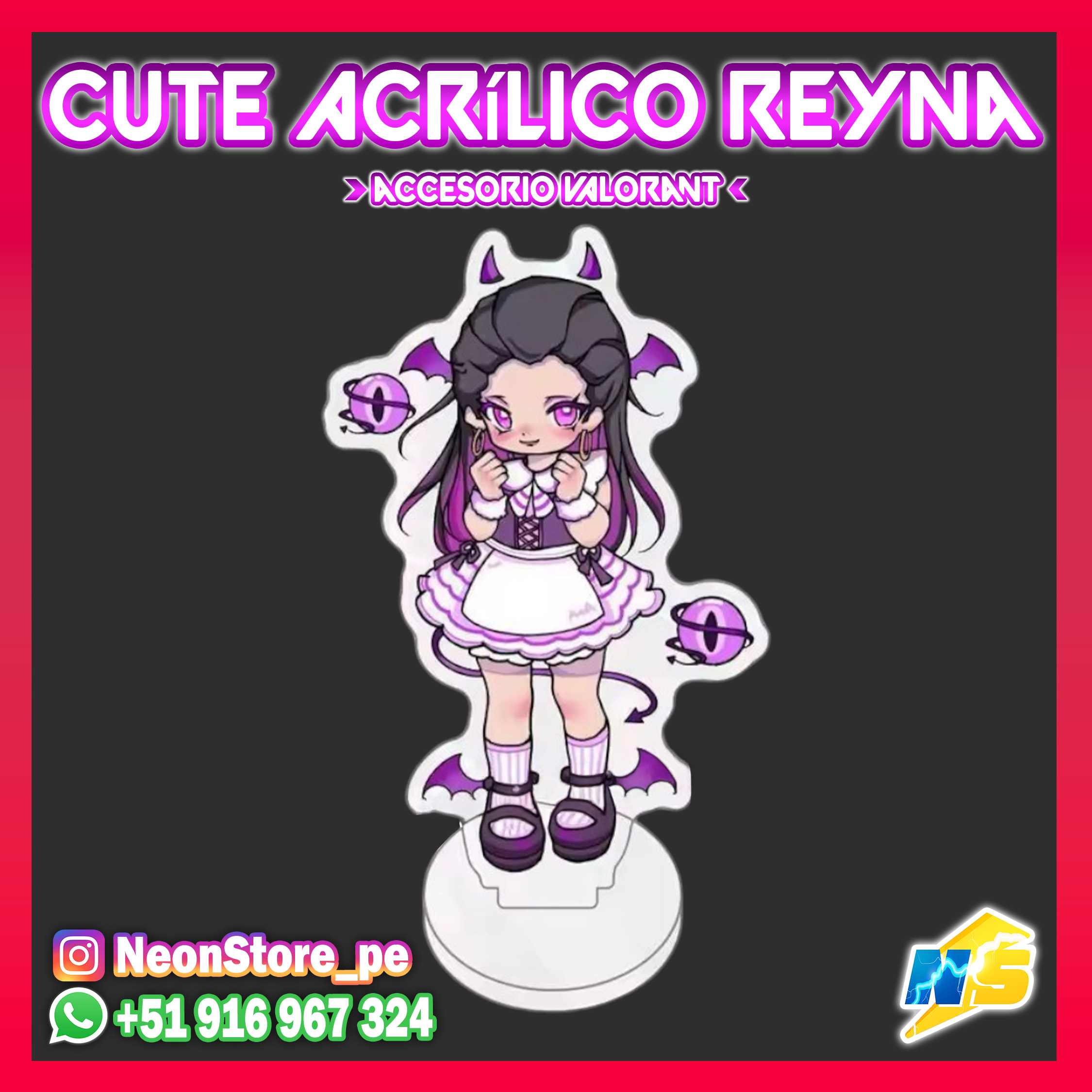 ⚡ Cute Acrílico VALORANT ⚡ 