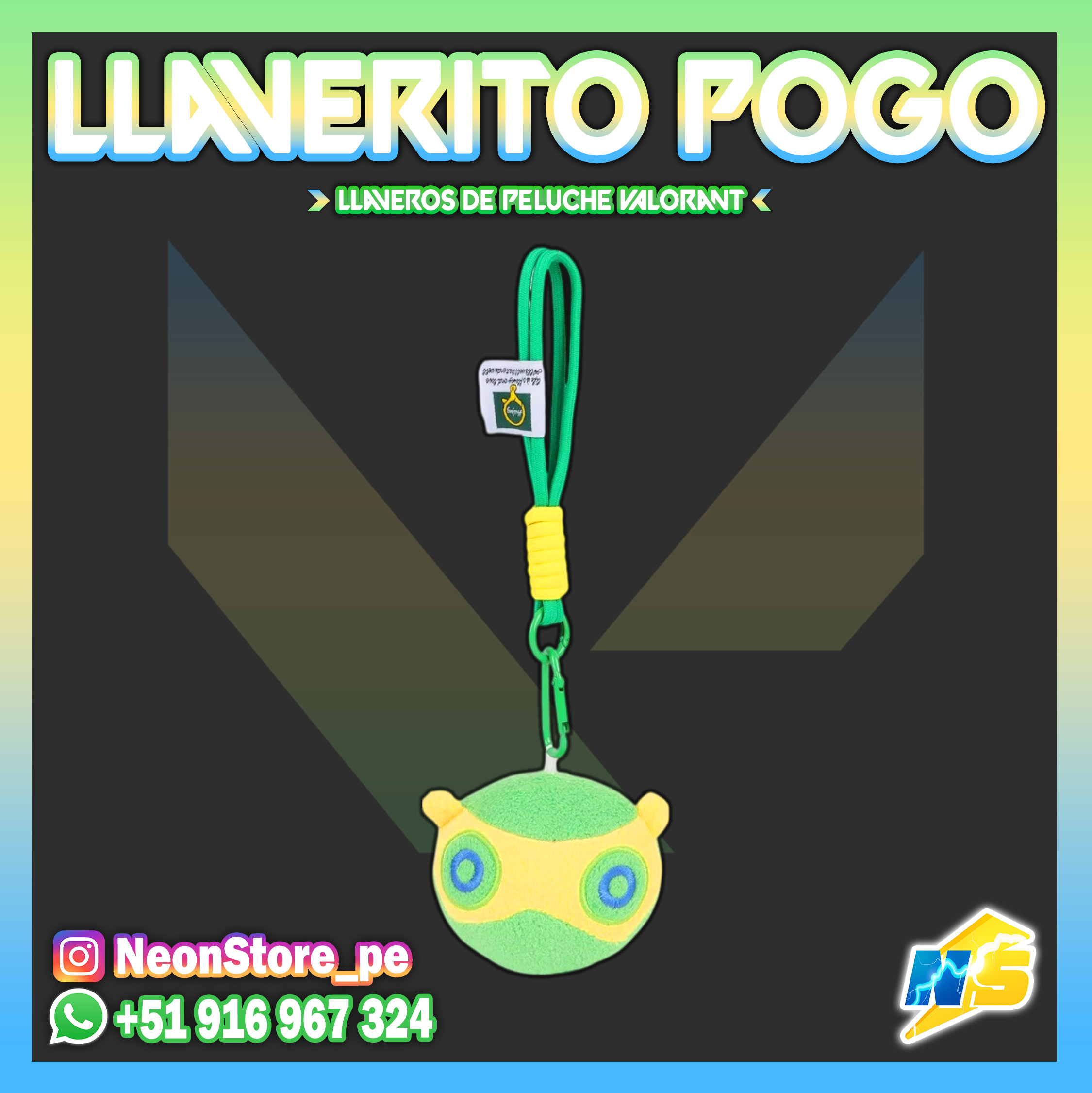 ⚡ Llaveritos Gekko VALORANT ⚡