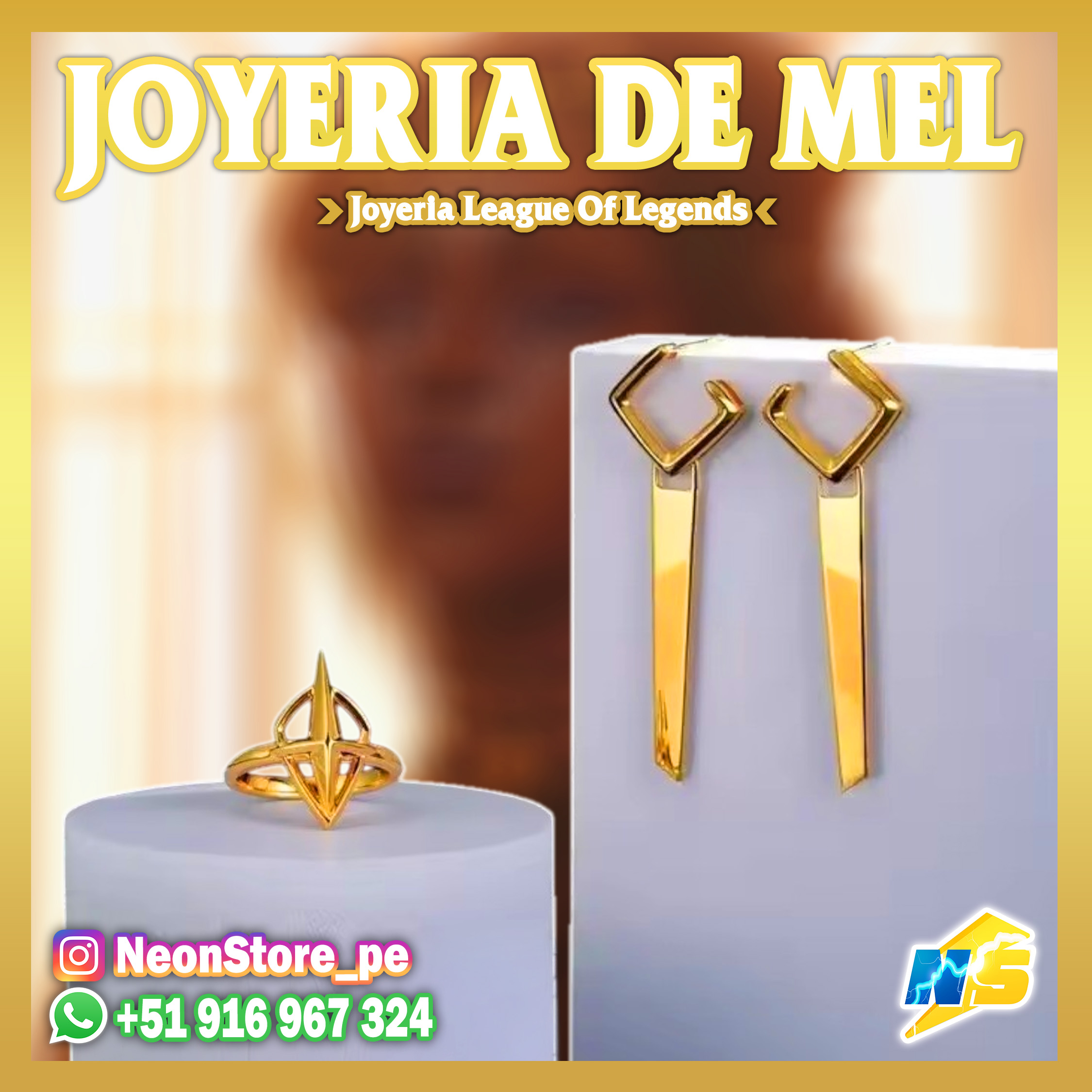 ⚡ Joyería de Mel ARCANE LEAGUE OF LEGENDS ⚡