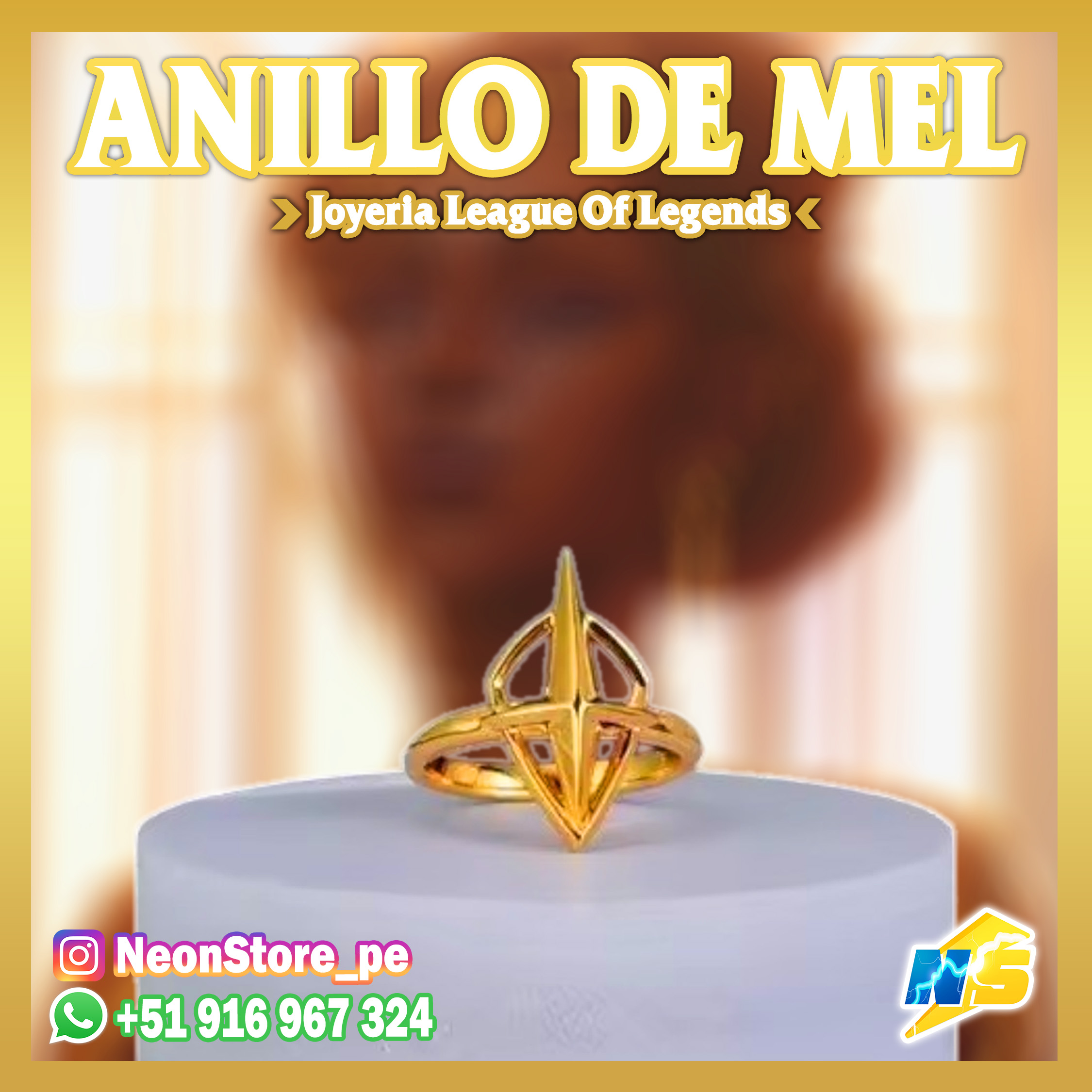 ⚡ Joyería de Mel ARCANE LEAGUE OF LEGENDS ⚡