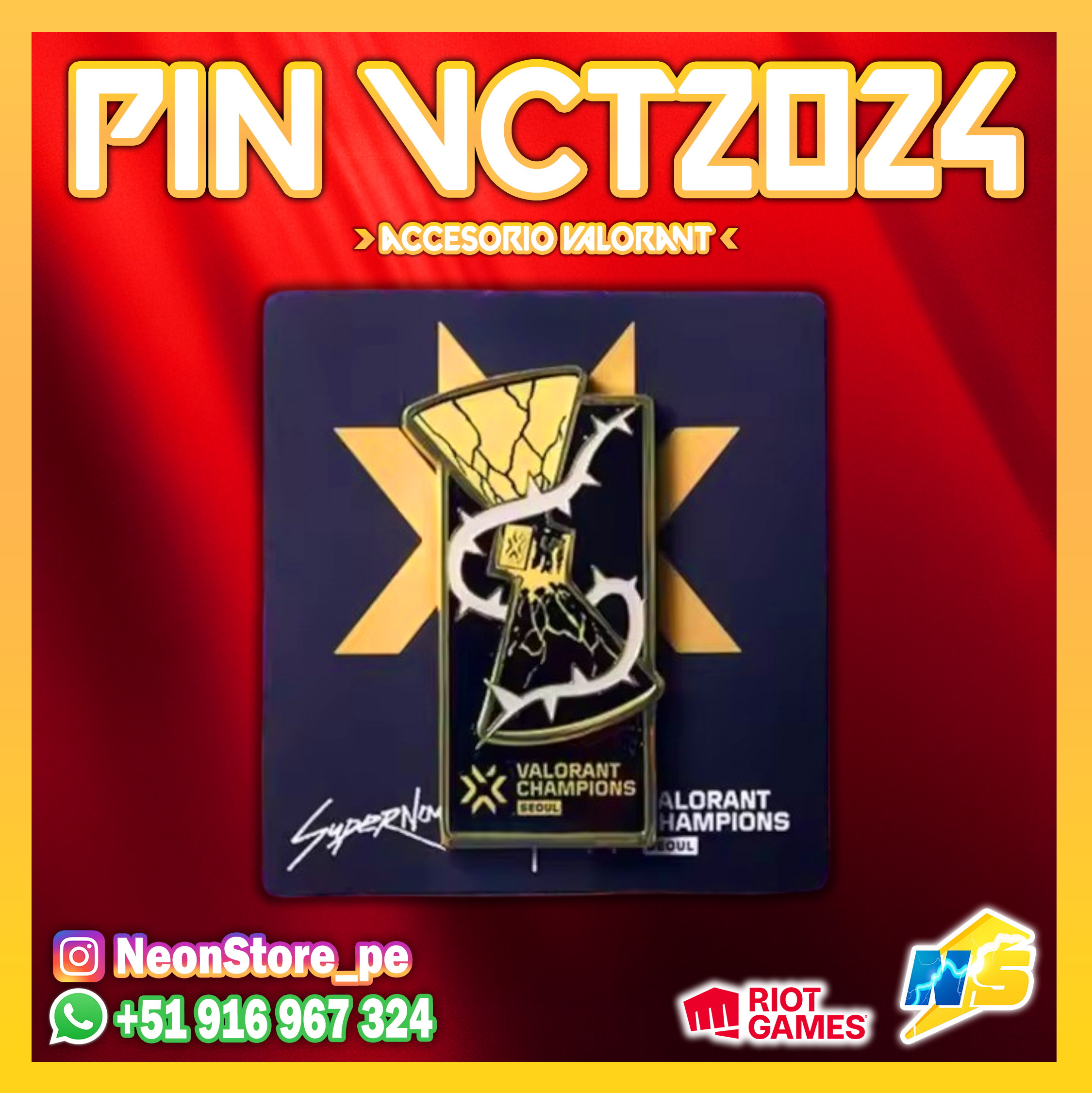 ⚡ Pin VCT 2024 VALORANT ⚡