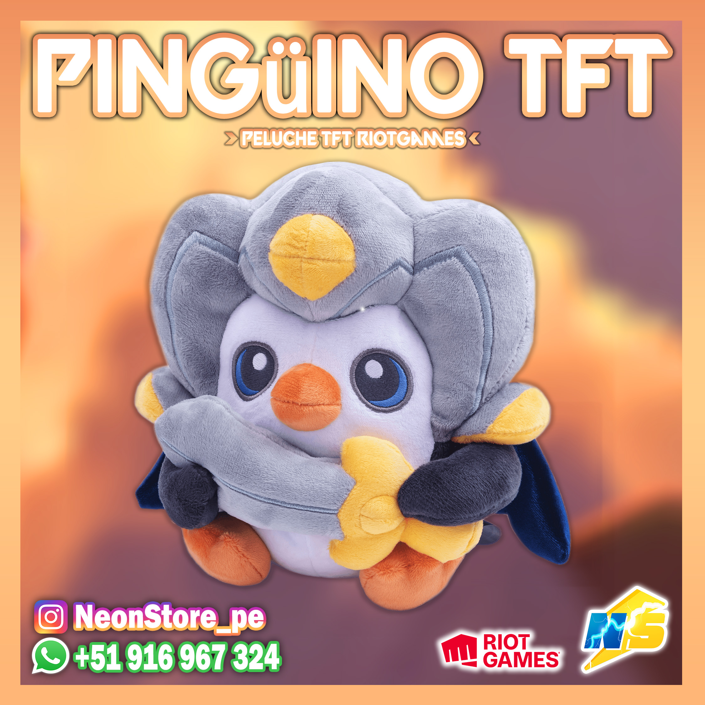 ⚡ Pingüino RiotGames TFT ⚡