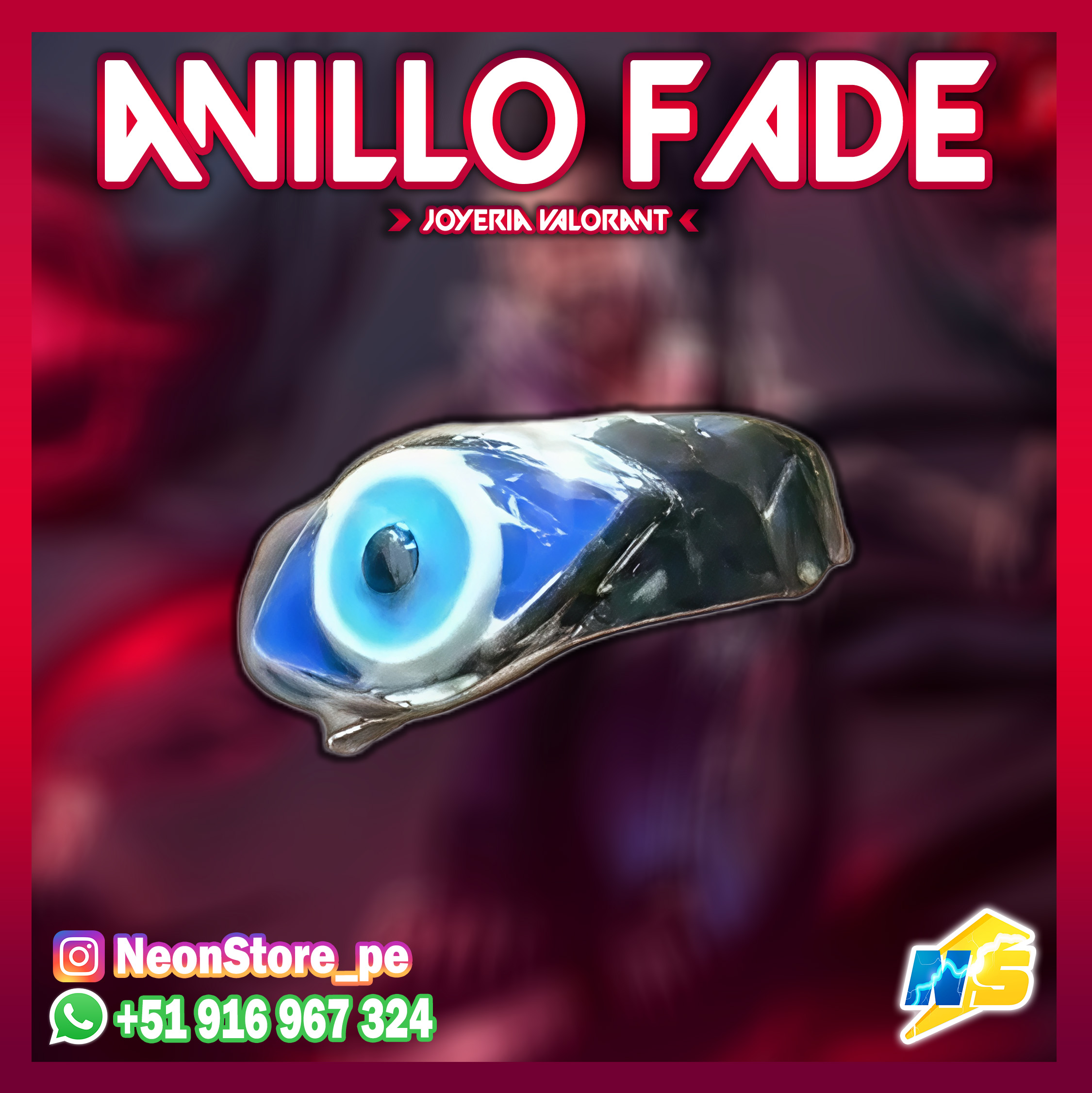 ⚡ Anillo Fade VALORANT ⚡