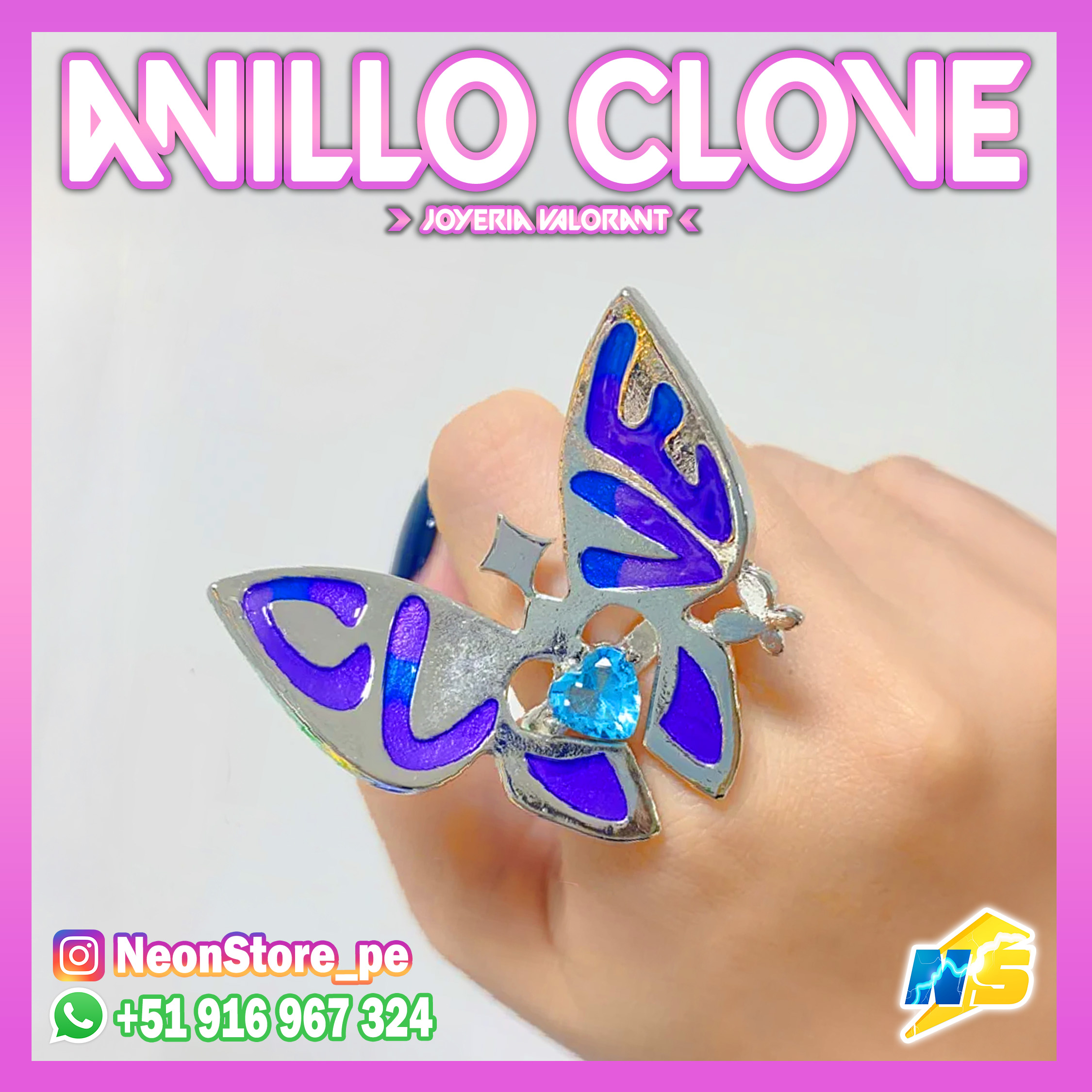⚡ Anillo Clove VALORANT ⚡