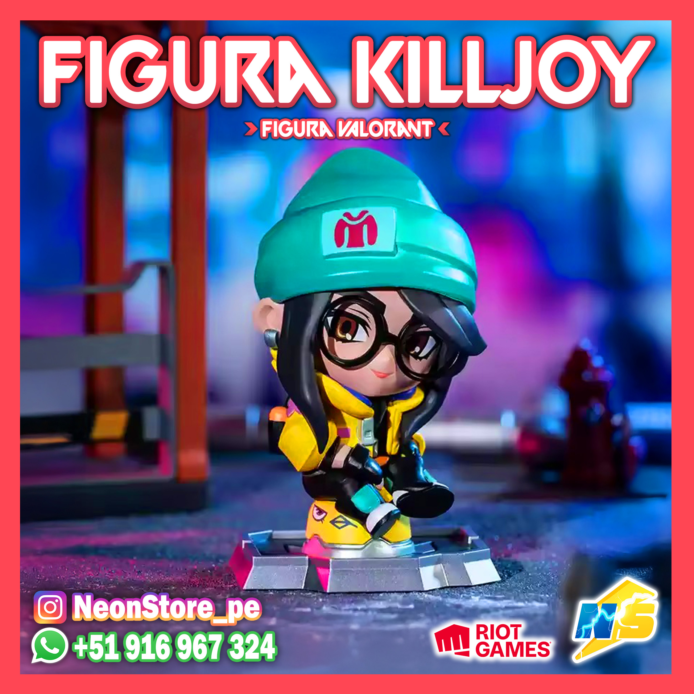 ⚡ Figura KillJoy RiotGames VALORANT ⚡