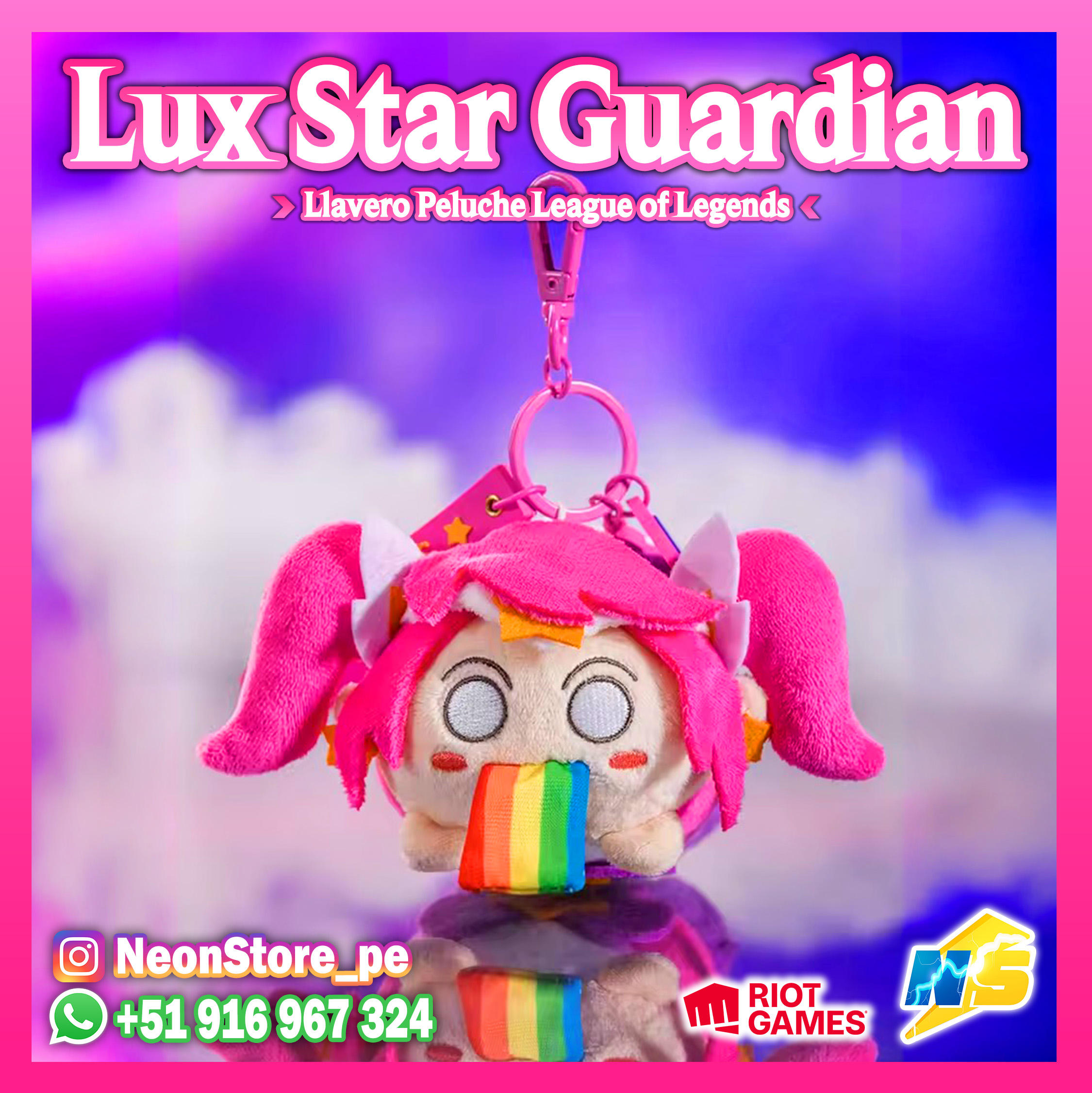 ⚡ Llavero Peluche Lux Star Guardian ⚡