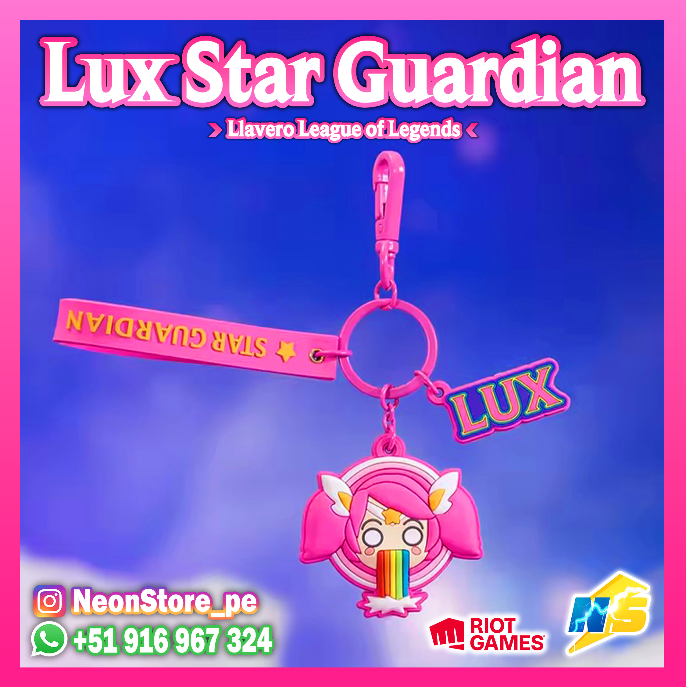⚡ Llavero Lux Star Guardian ⚡