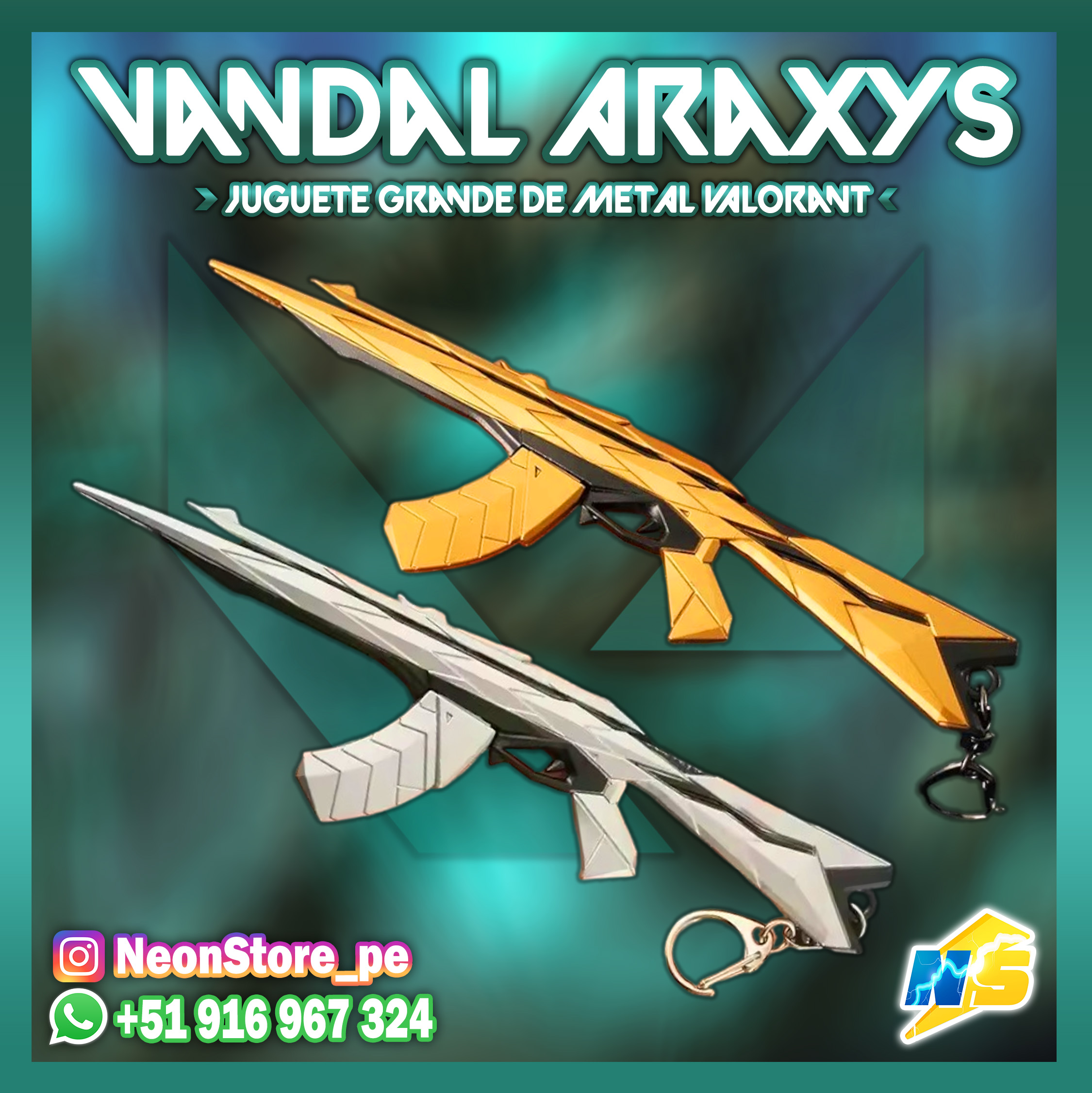 Juguete Llavero de Vandal Araxys VALORANT