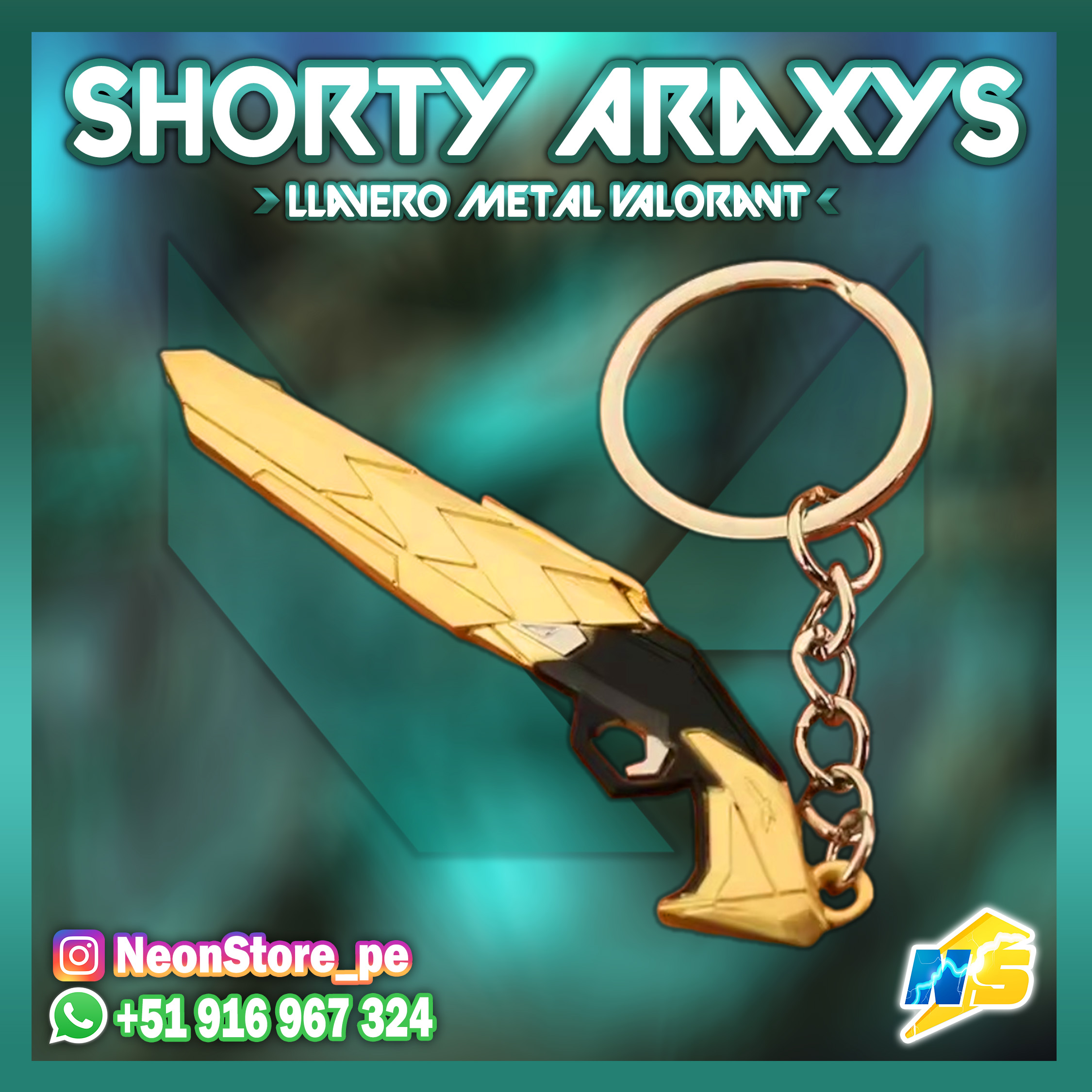 Llavero de Shorty Araxys VALORANT