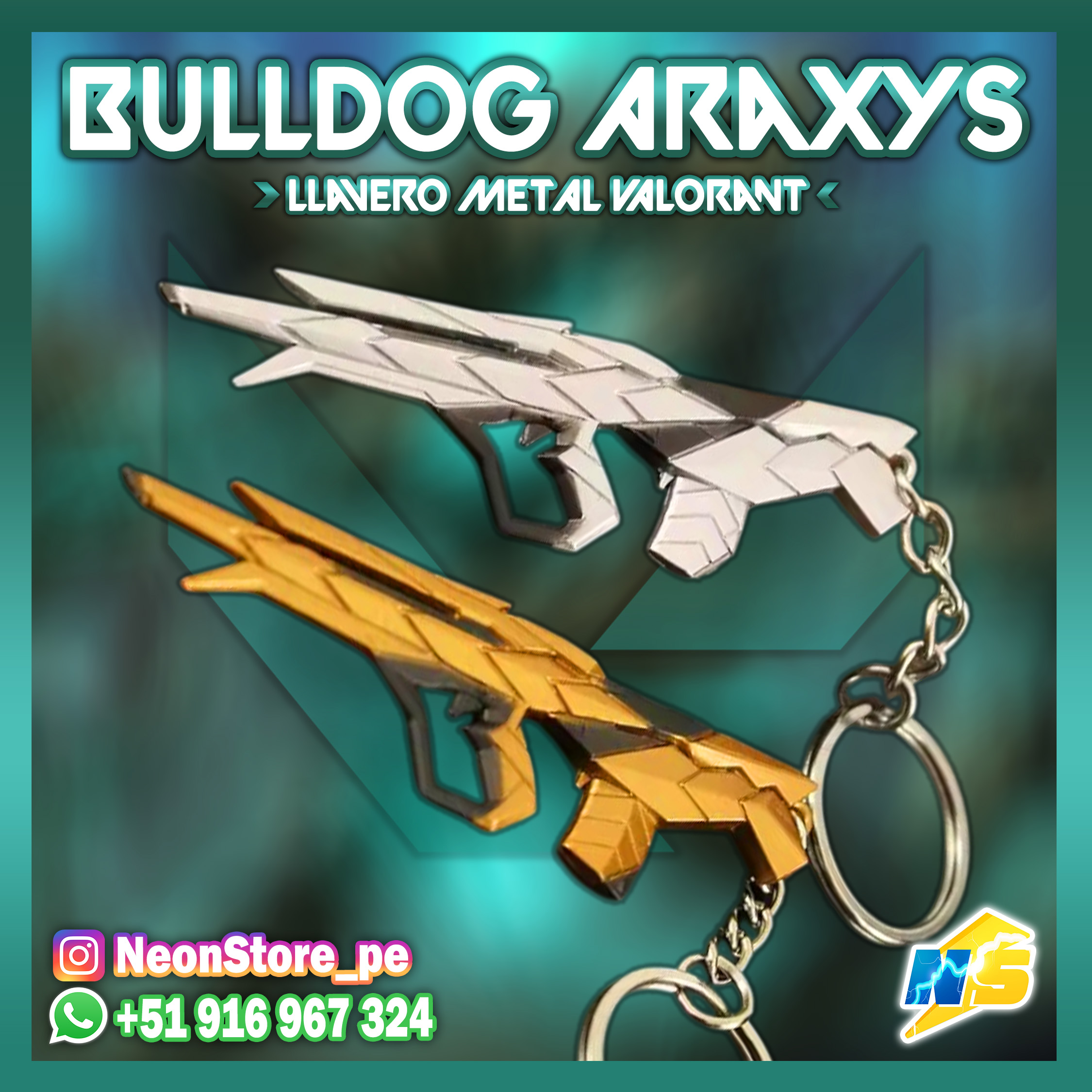 Llavero Bulldog Araxys VALORANT
