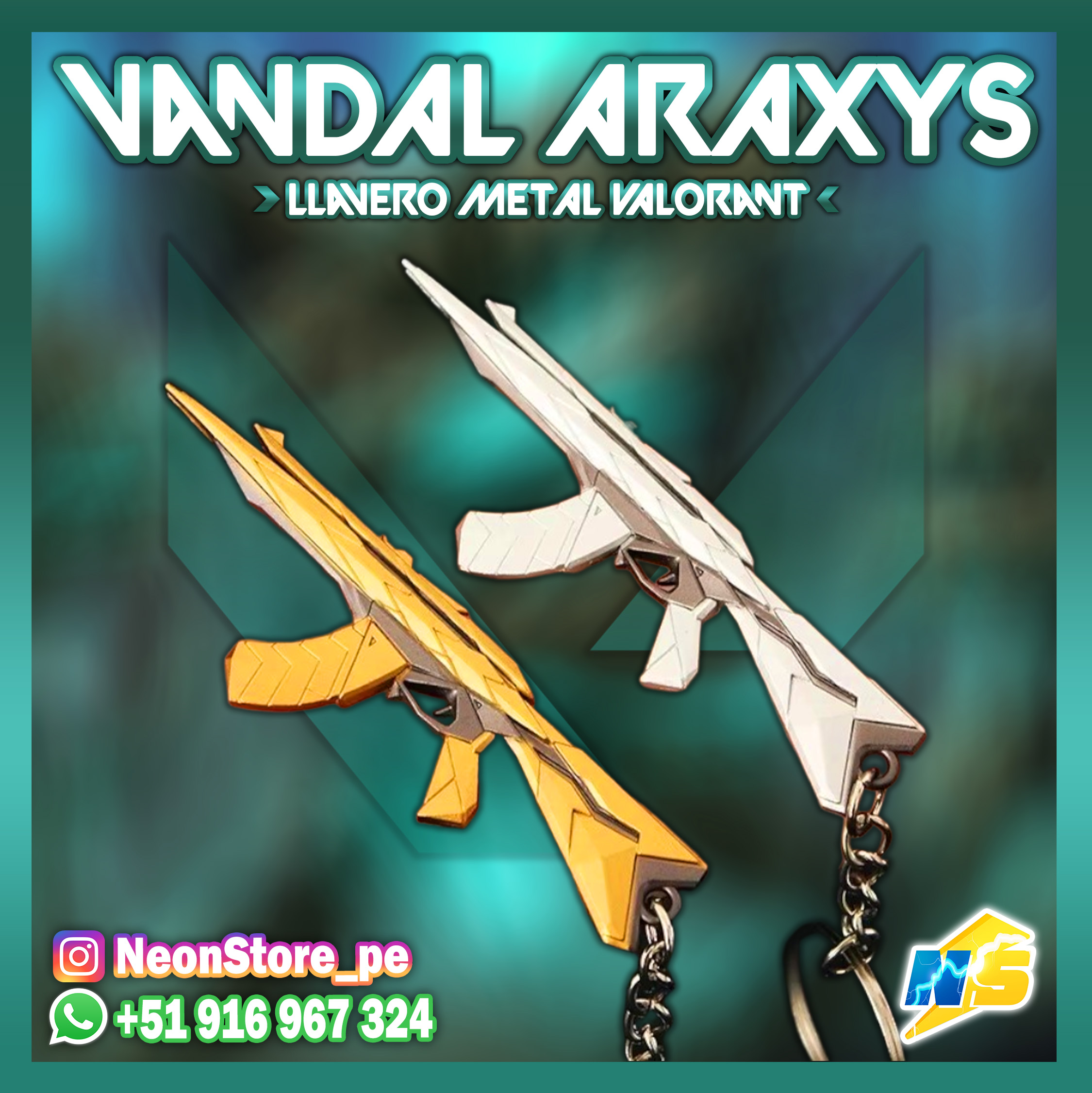 Llavero Vandal Araxys VALORANT