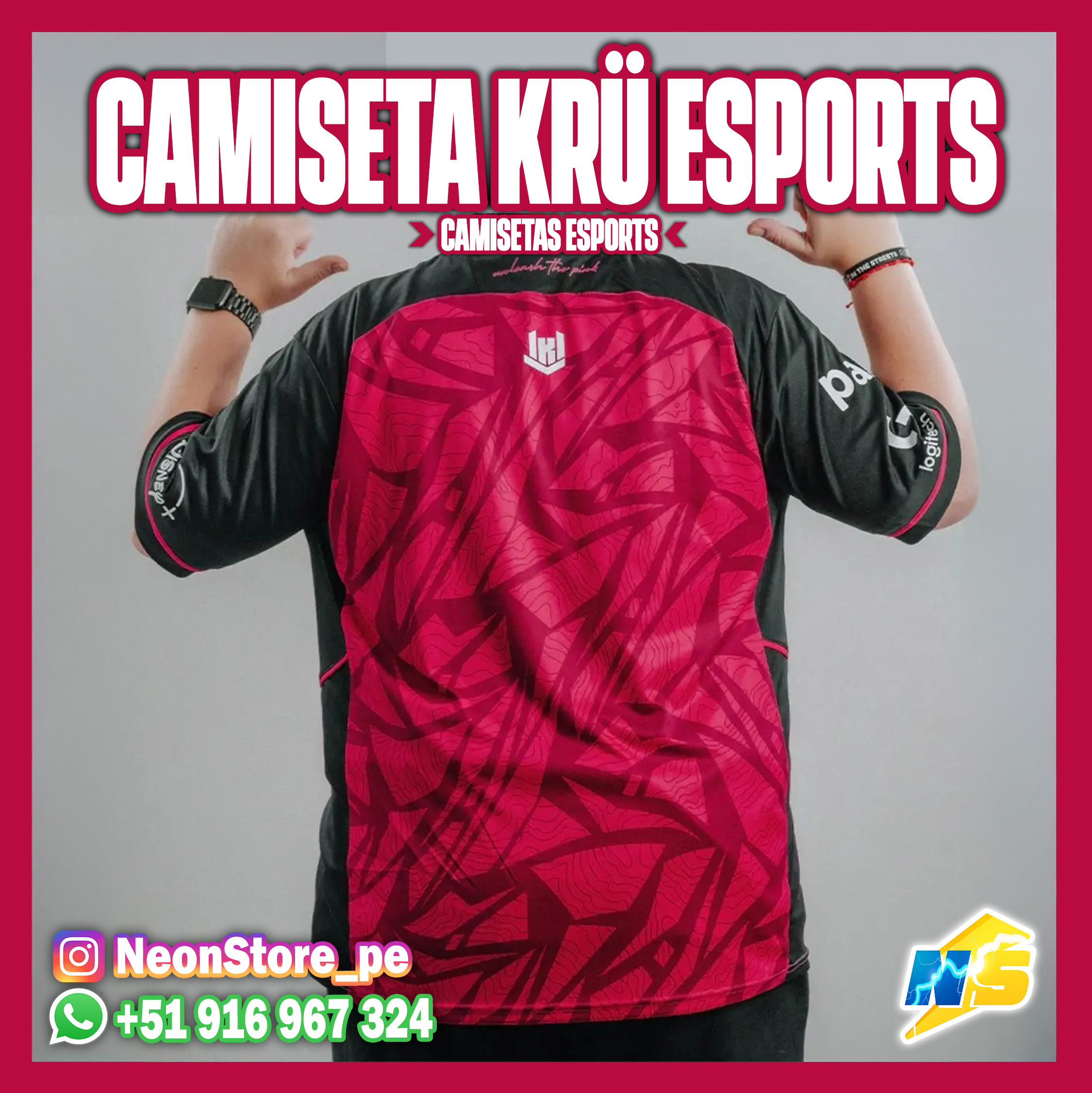 ⚡ Camiseta KRÜ Esports ⚡ - ✨100% personalizable✨