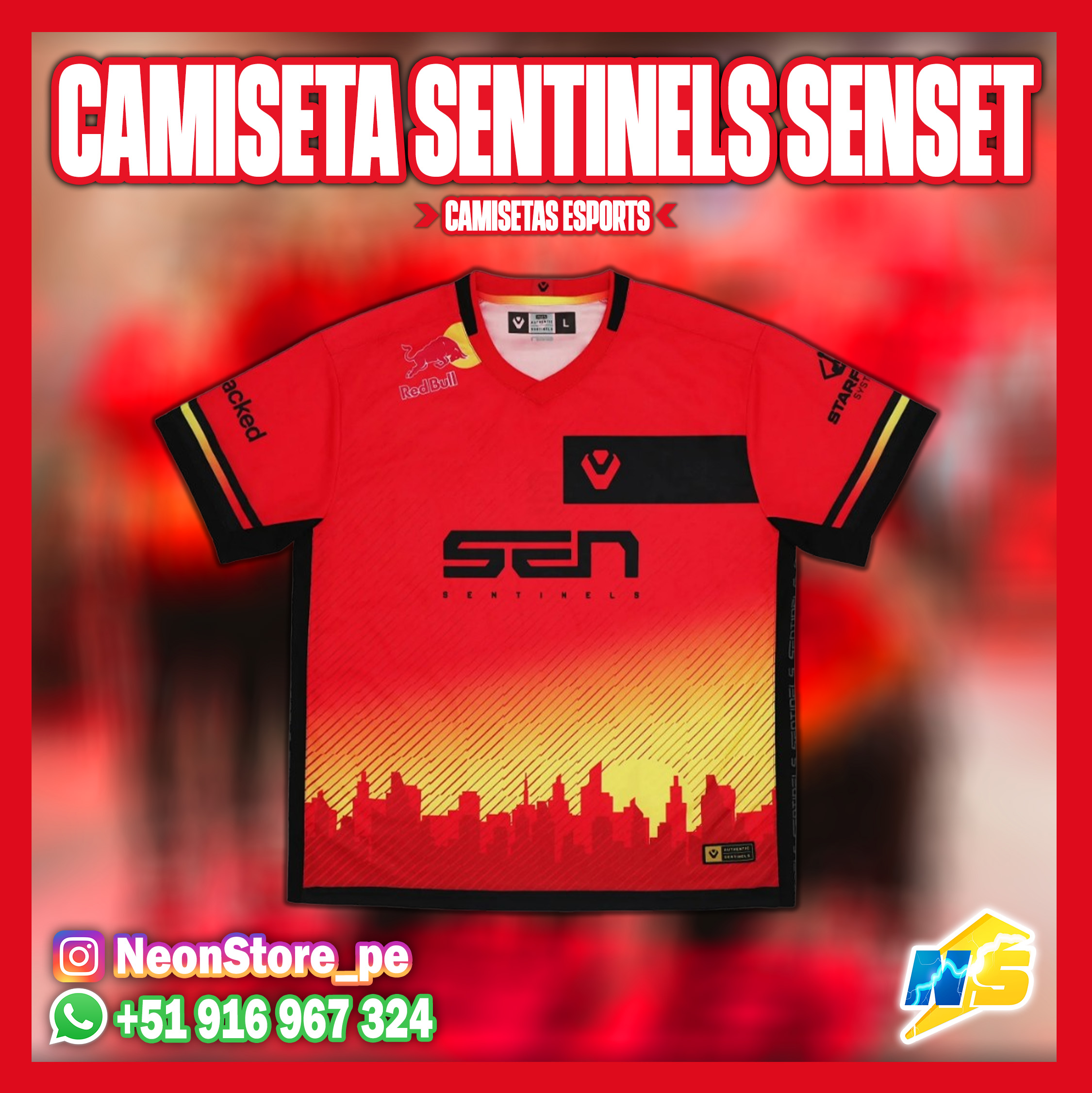 ⚡ Camiseta Sentinels SENset ⚡ - ✨100% personalizable✨