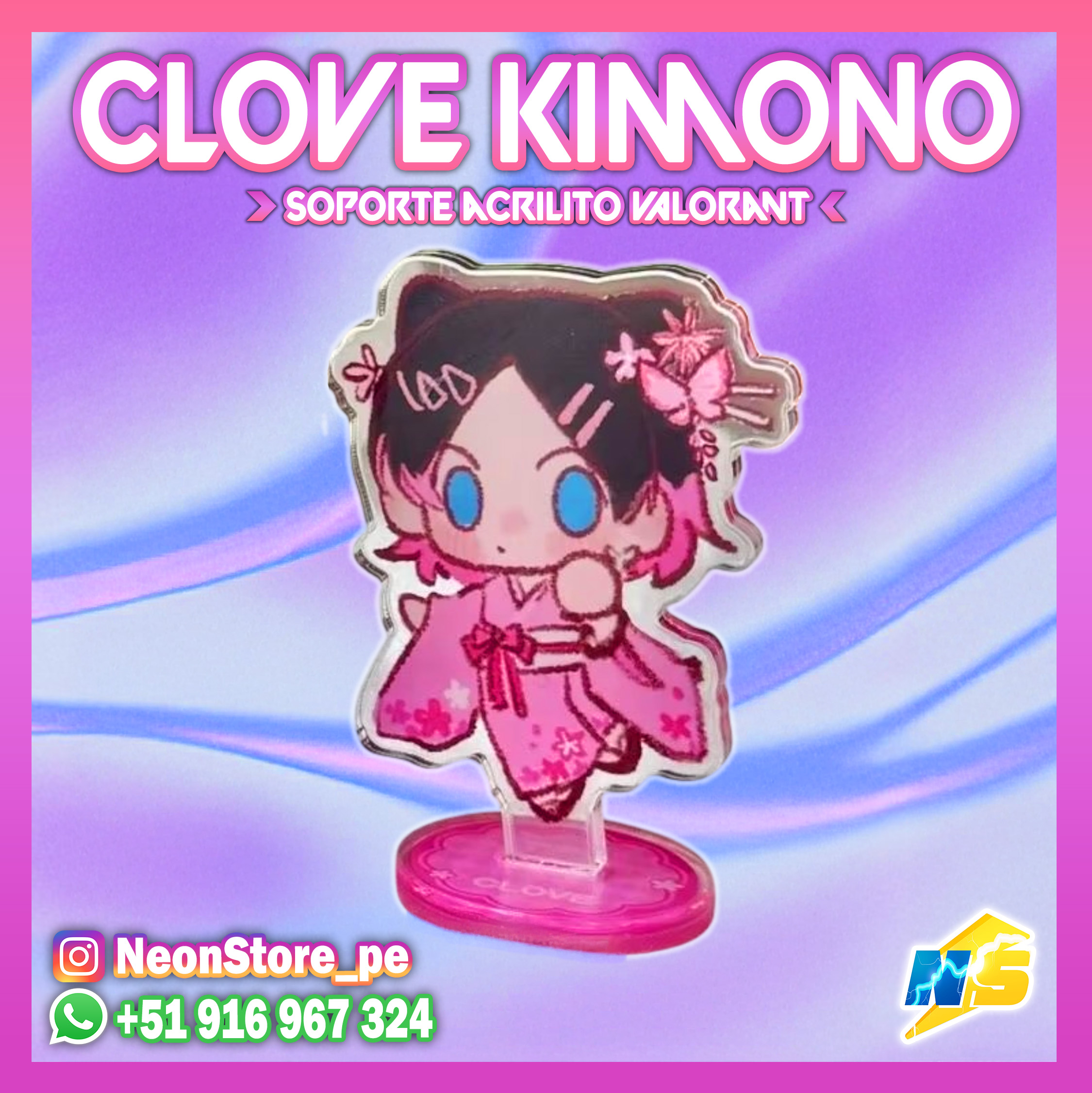 ⚡ Figuras Clove Kimono VALORANT ⚡