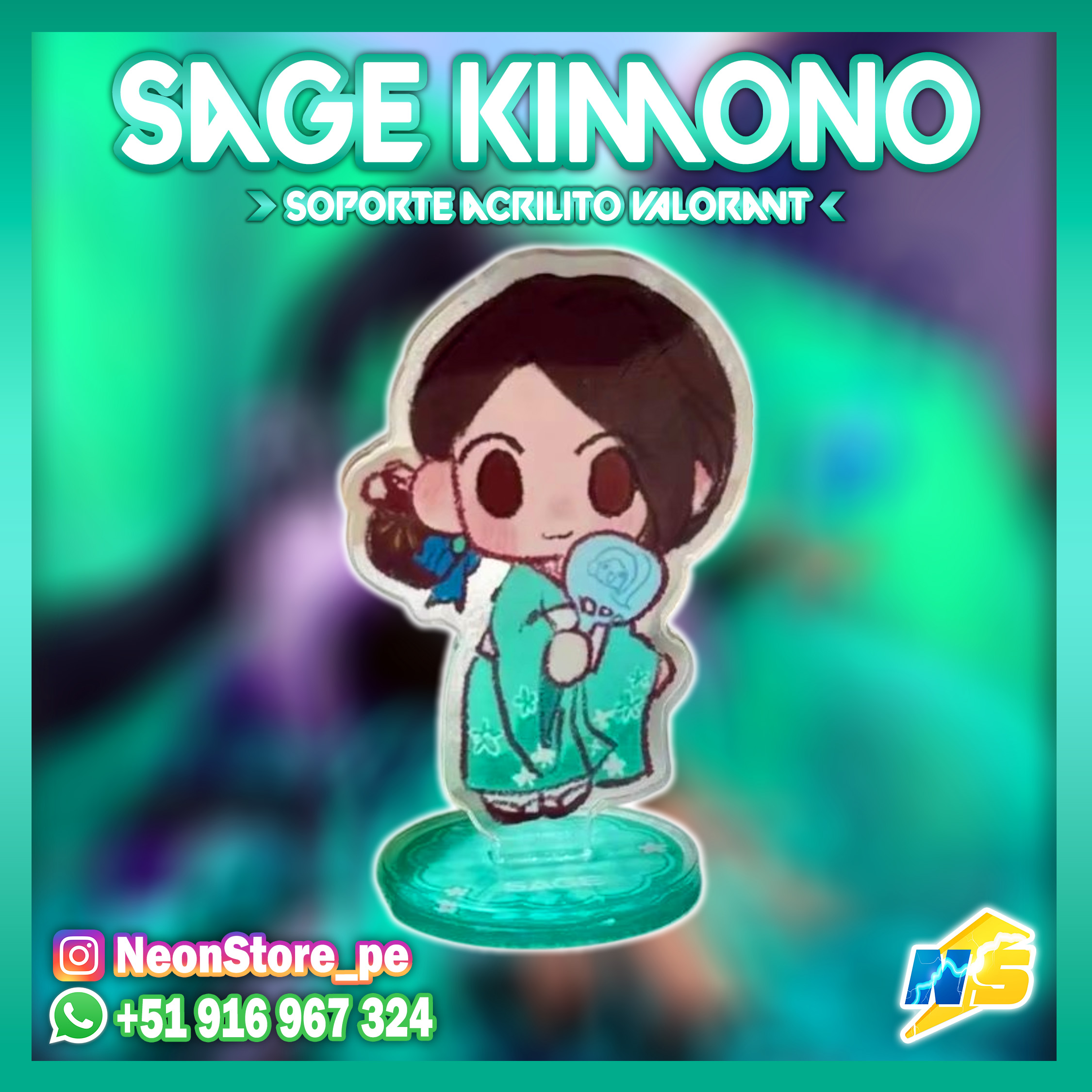 ⚡ Figuras Sage Kimono VALORANT ⚡