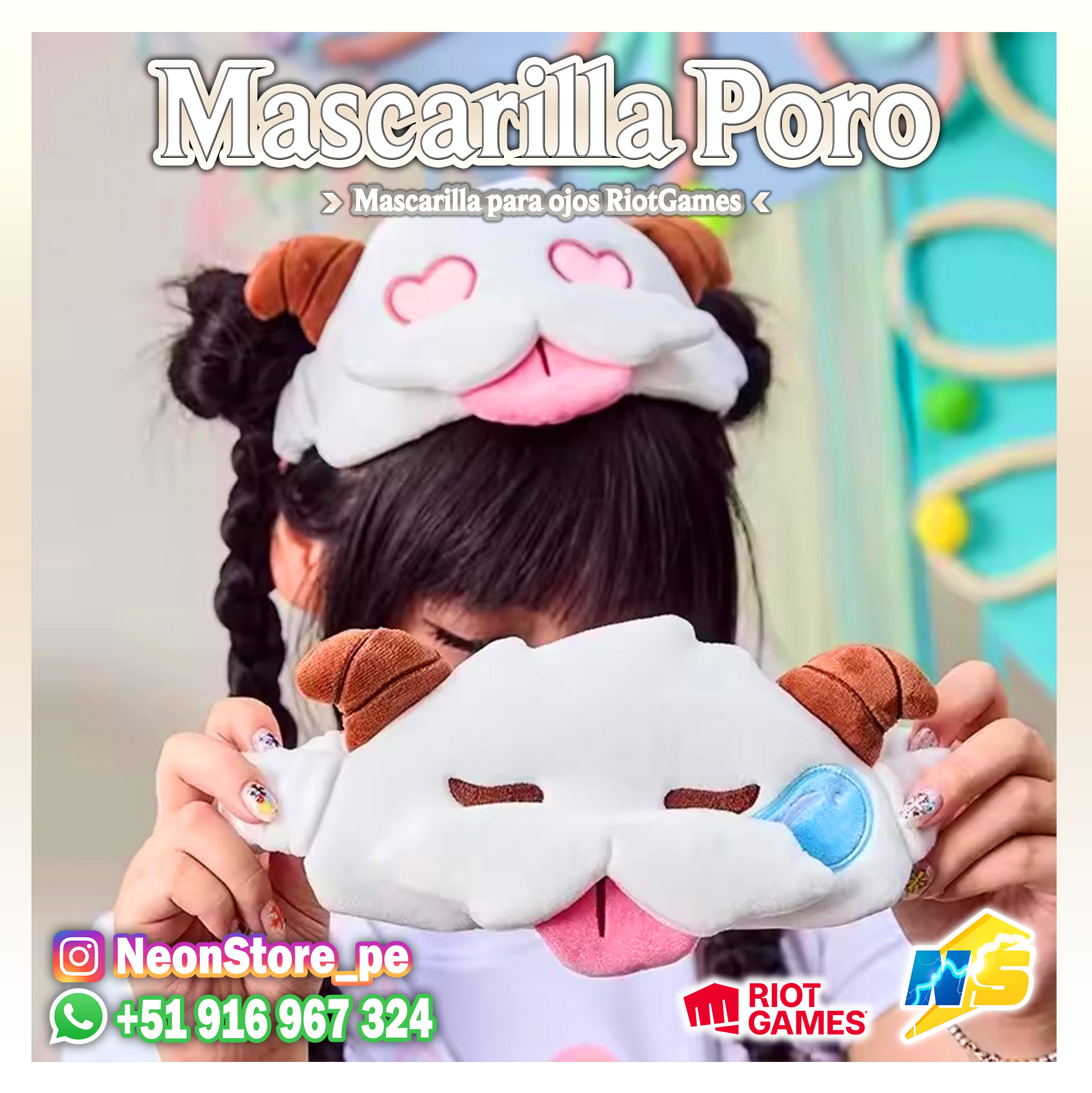 ⚡ Mascarilla Poro RiotGames VALORANT ⚡
