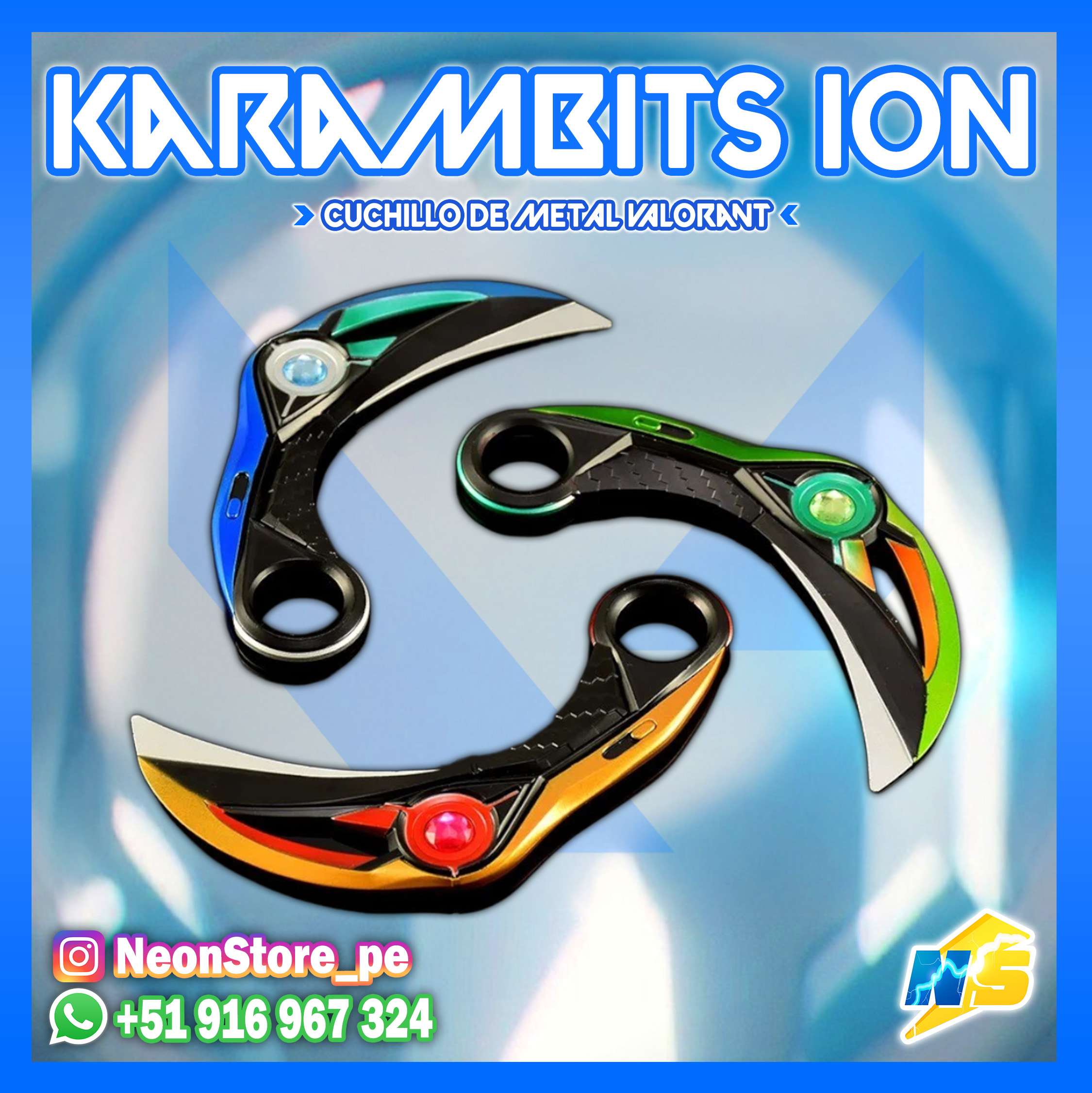 ⚡ Karambit ION Colores VALORANT ⚡