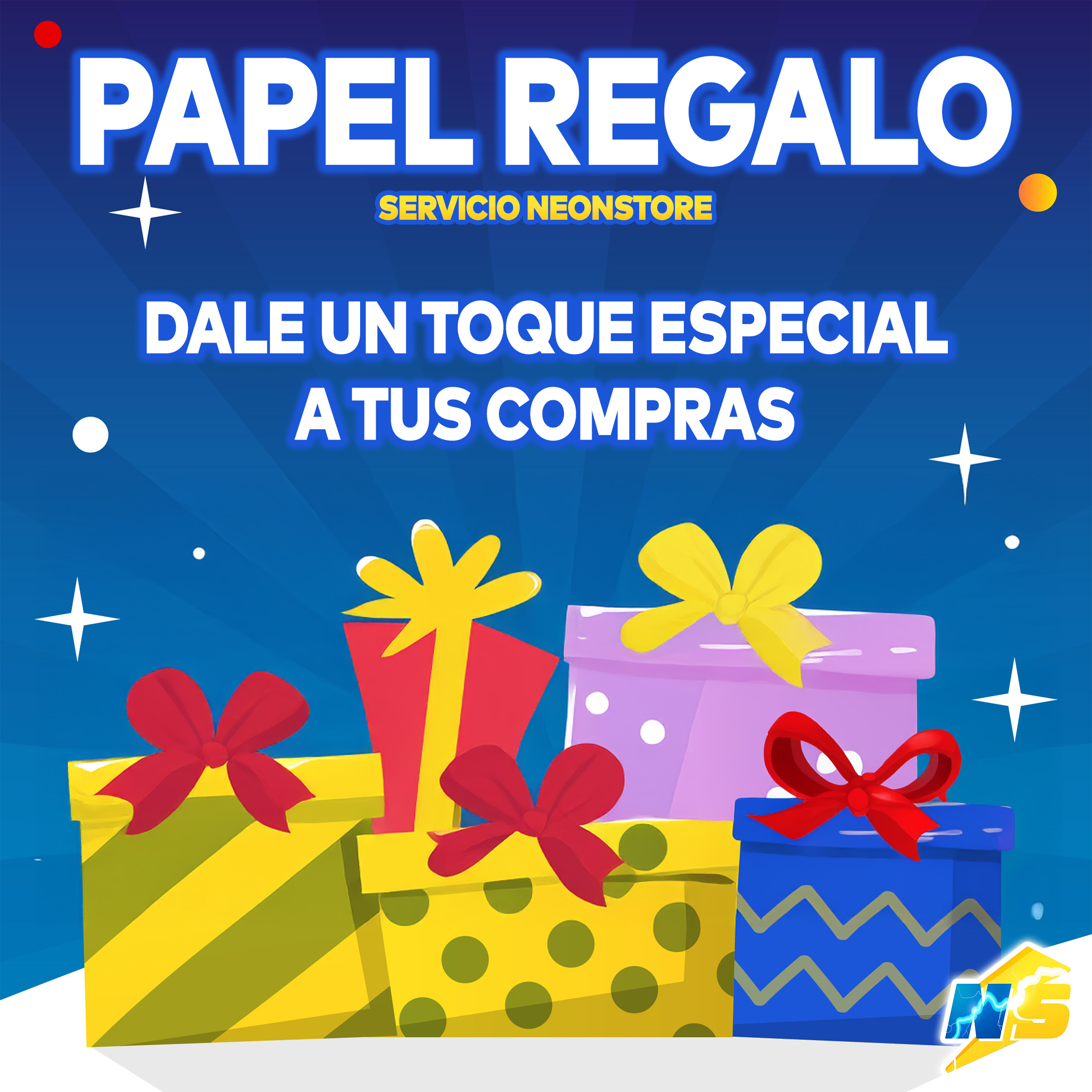 ⚡🎁 Servicio de Envoltura de Regalo - NeonStore 🎁⚡