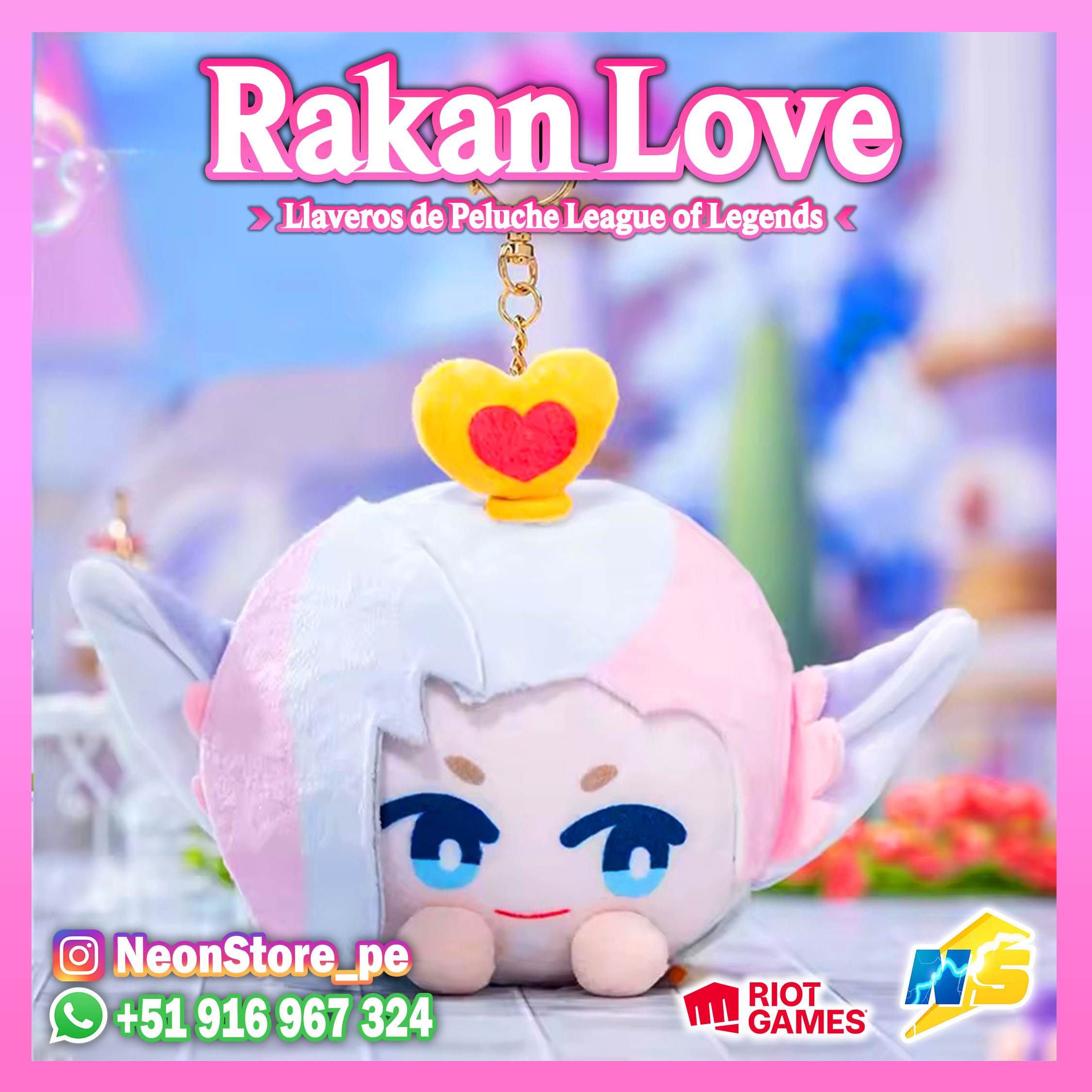 ⚡ Rakan & Xayah Llaveros Love LEAGUE OF LEGENDS ⚡