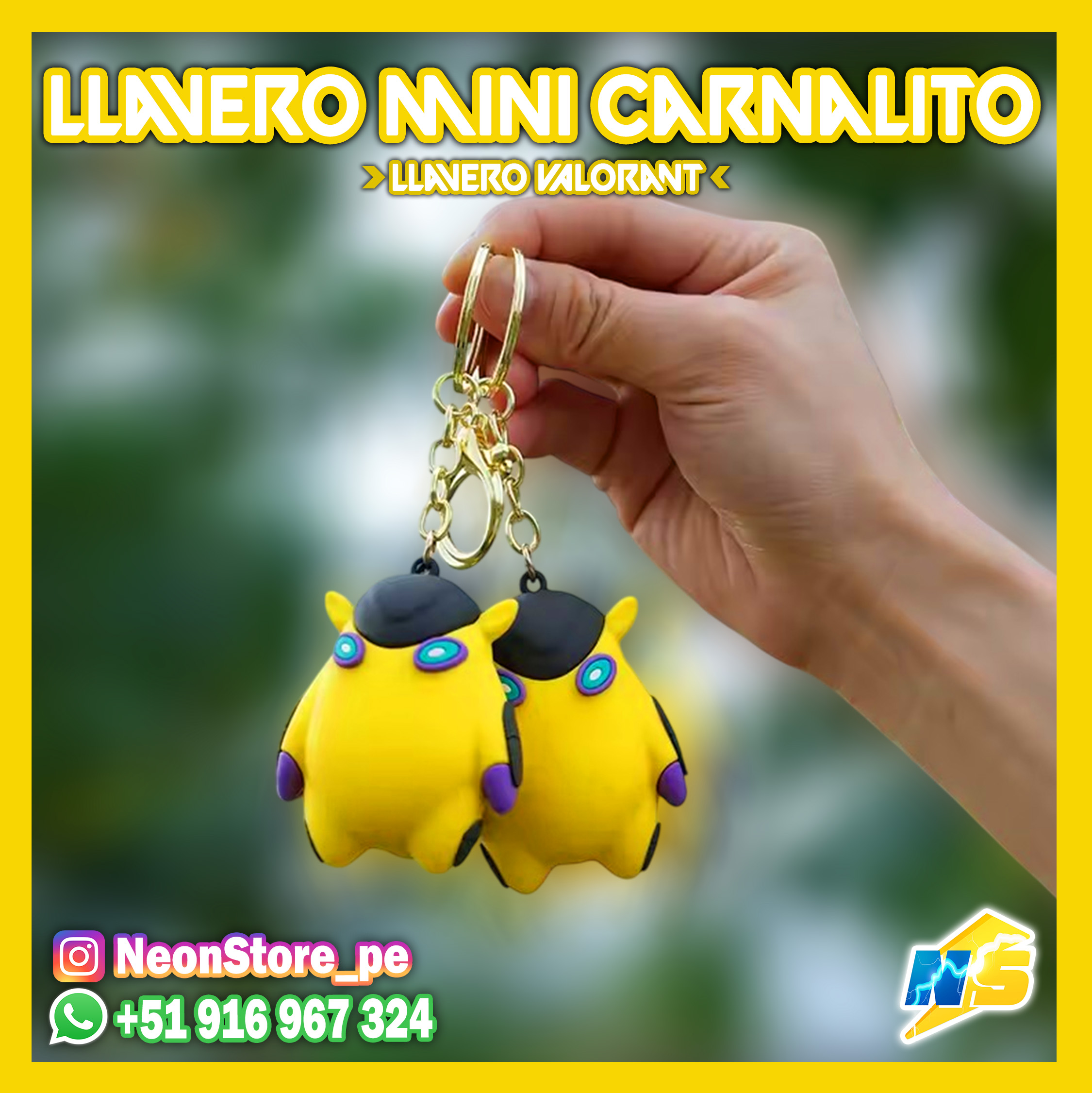 ⚡ Llavero Mini Carnalito VALORANT ⚡