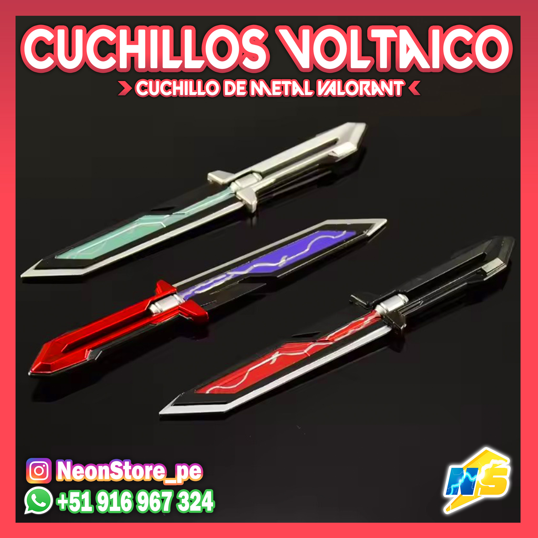 ⚡ Cuchillos Voltaico VALORANT ⚡