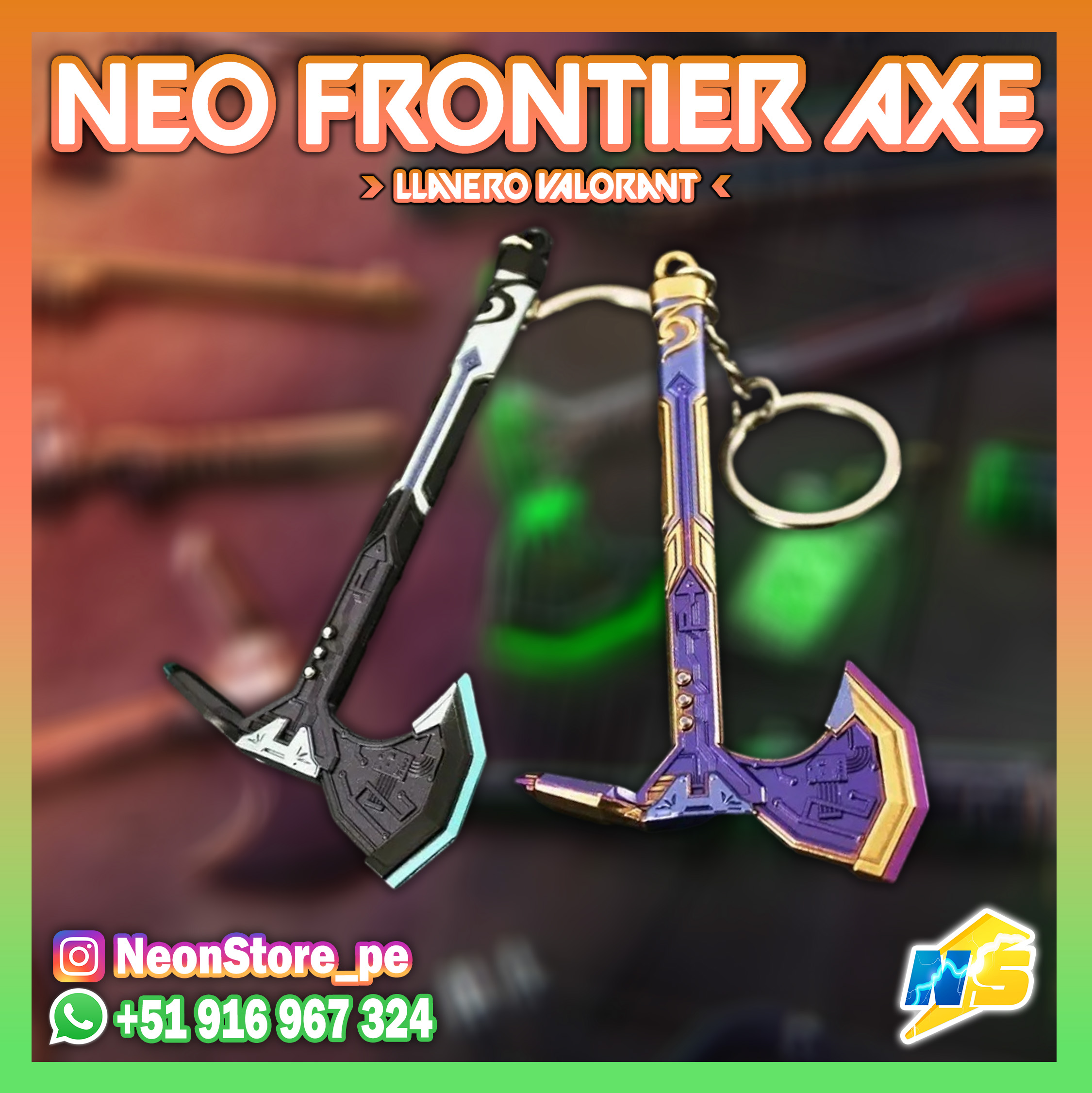 Llavero Neo Frontier Axe FVALORANT