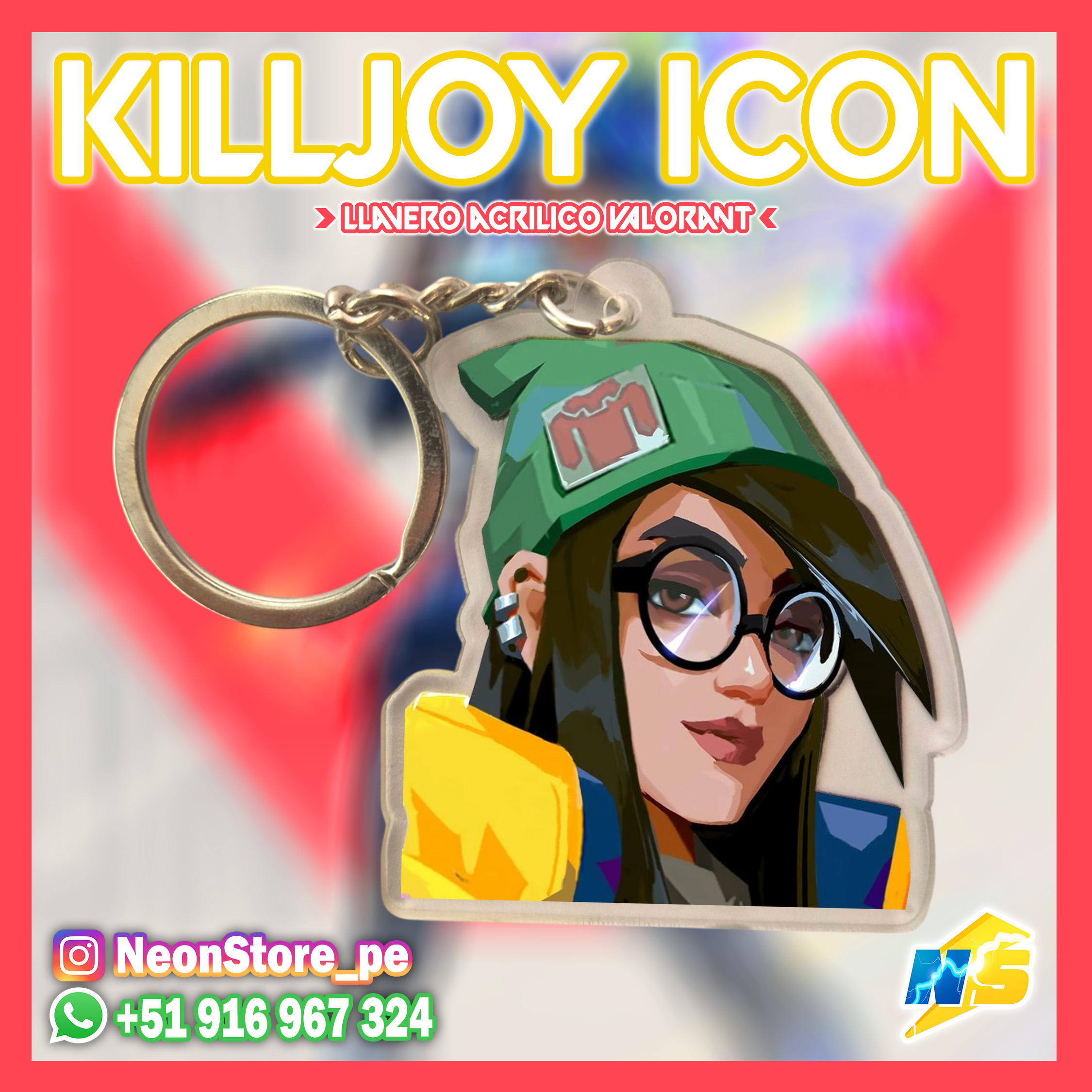 ⚡ Llaveros icons - VALORANT ⚡