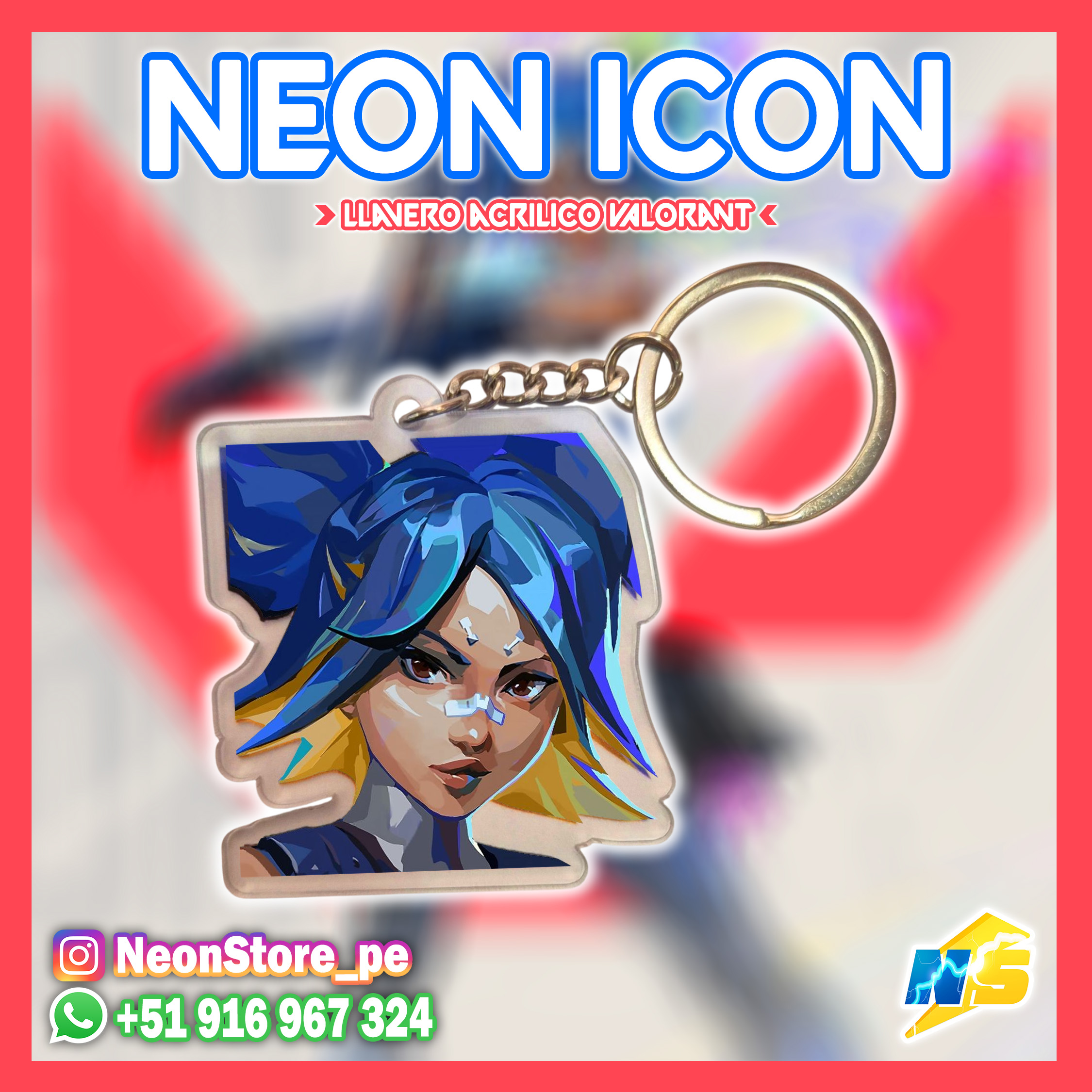 ⚡ Llaveros icons - VALORANT ⚡