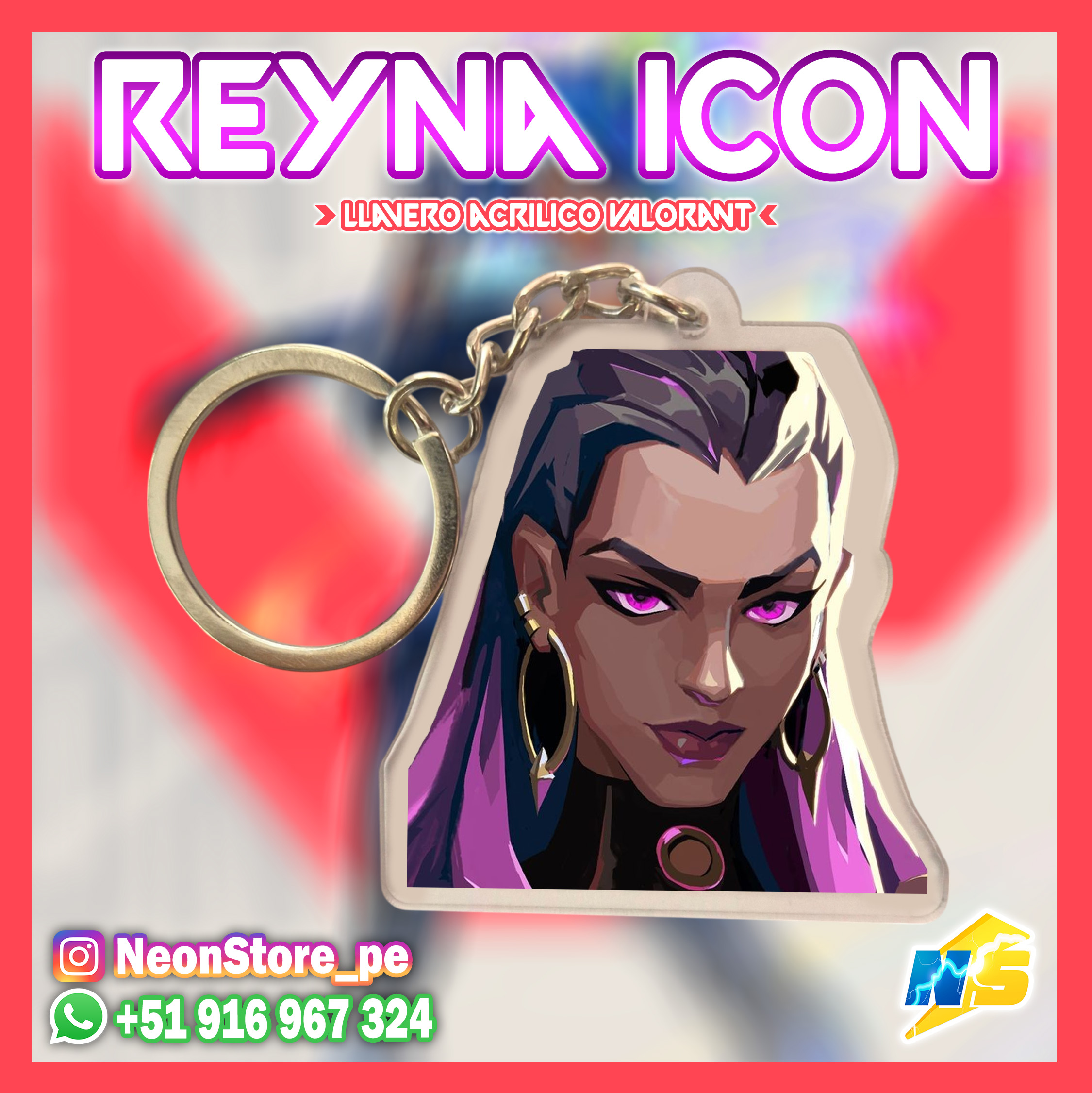 ⚡ Llaveros icons - VALORANT ⚡