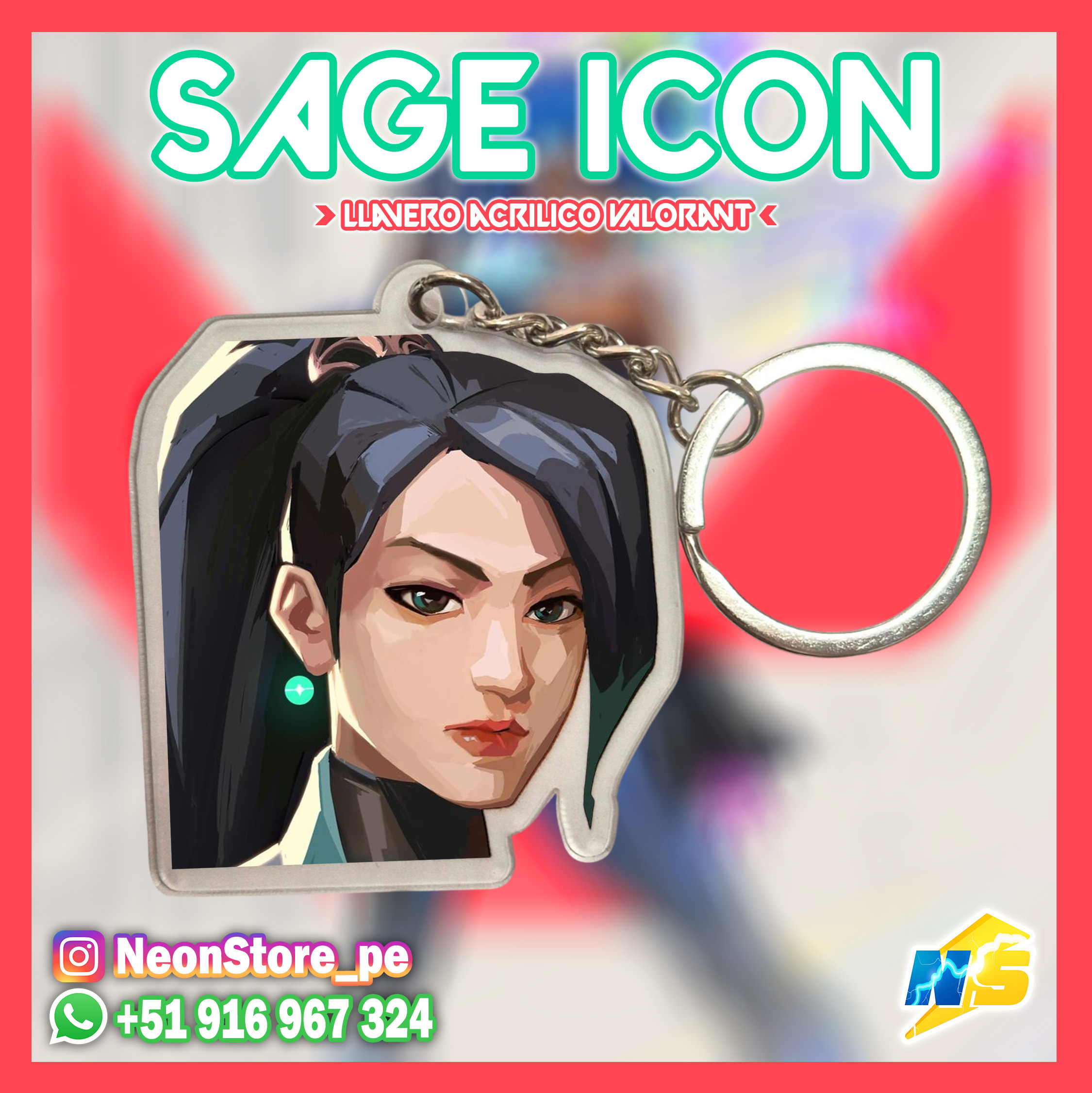 ⚡ Llaveros icons - VALORANT ⚡