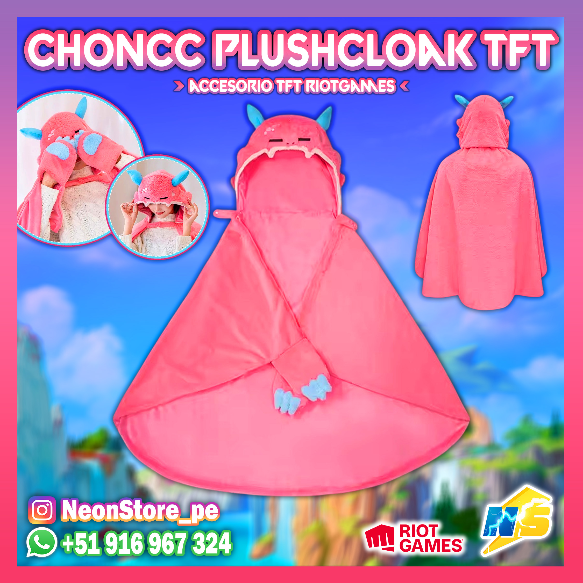 ⚡ Choncc PlushCloak RiotGames TFT ⚡