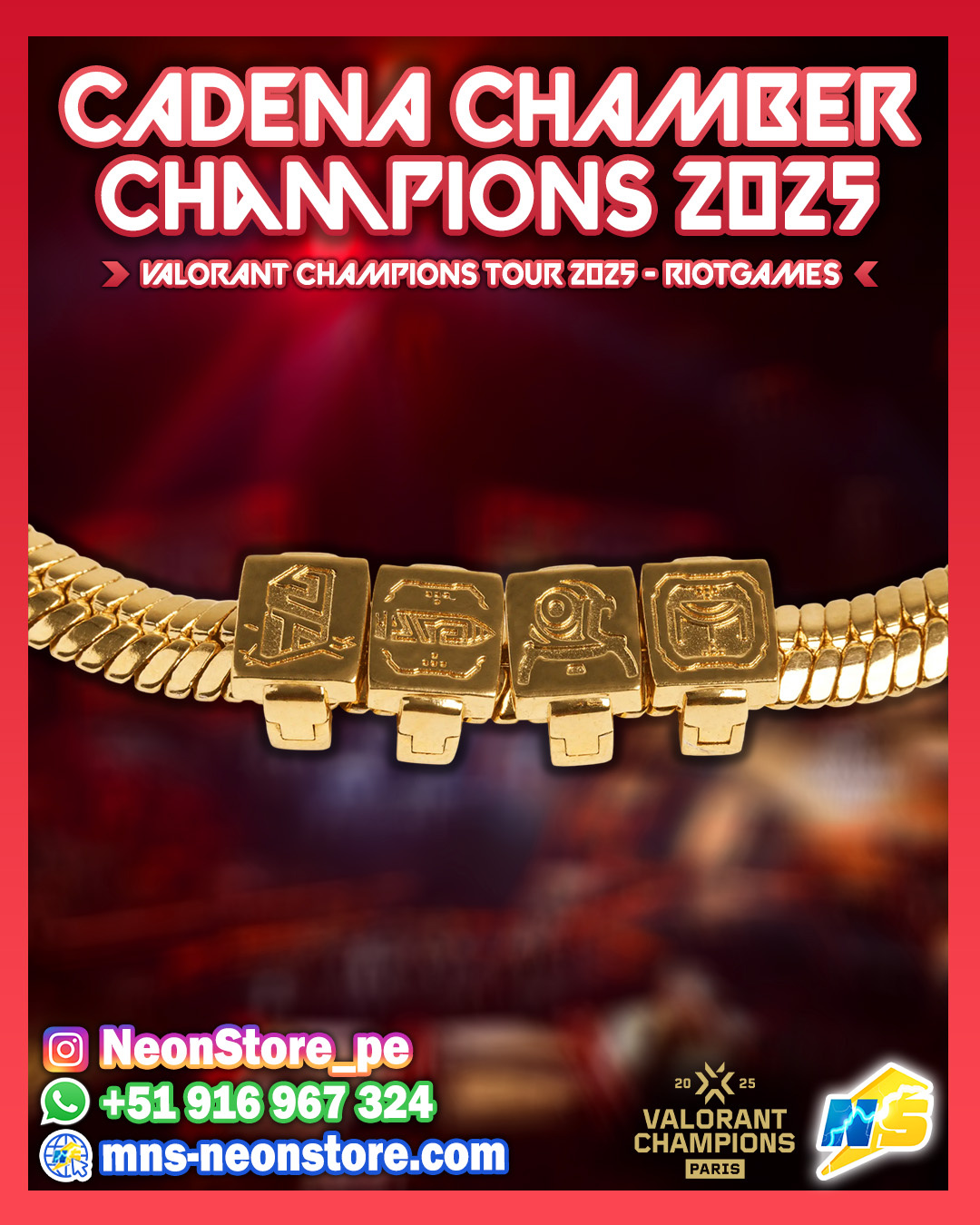 Cadena Chamber Champions 2025 RiotGames VALORANT ⚡