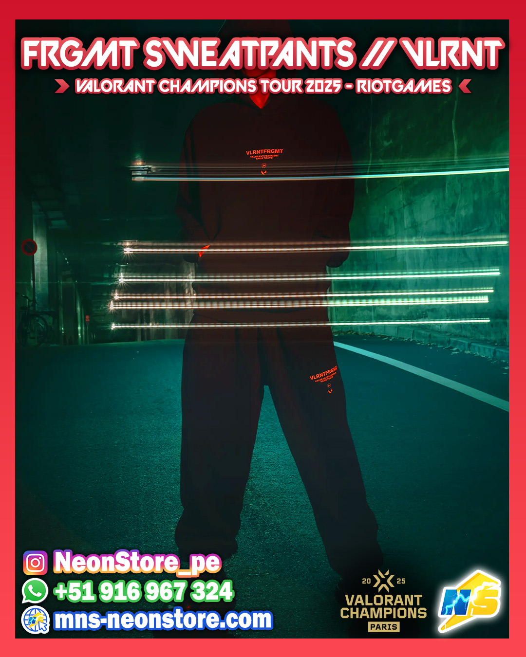 FRGMT Sweatpants // VLRNT Champions 2025 RiotGames VALORANT ⚡