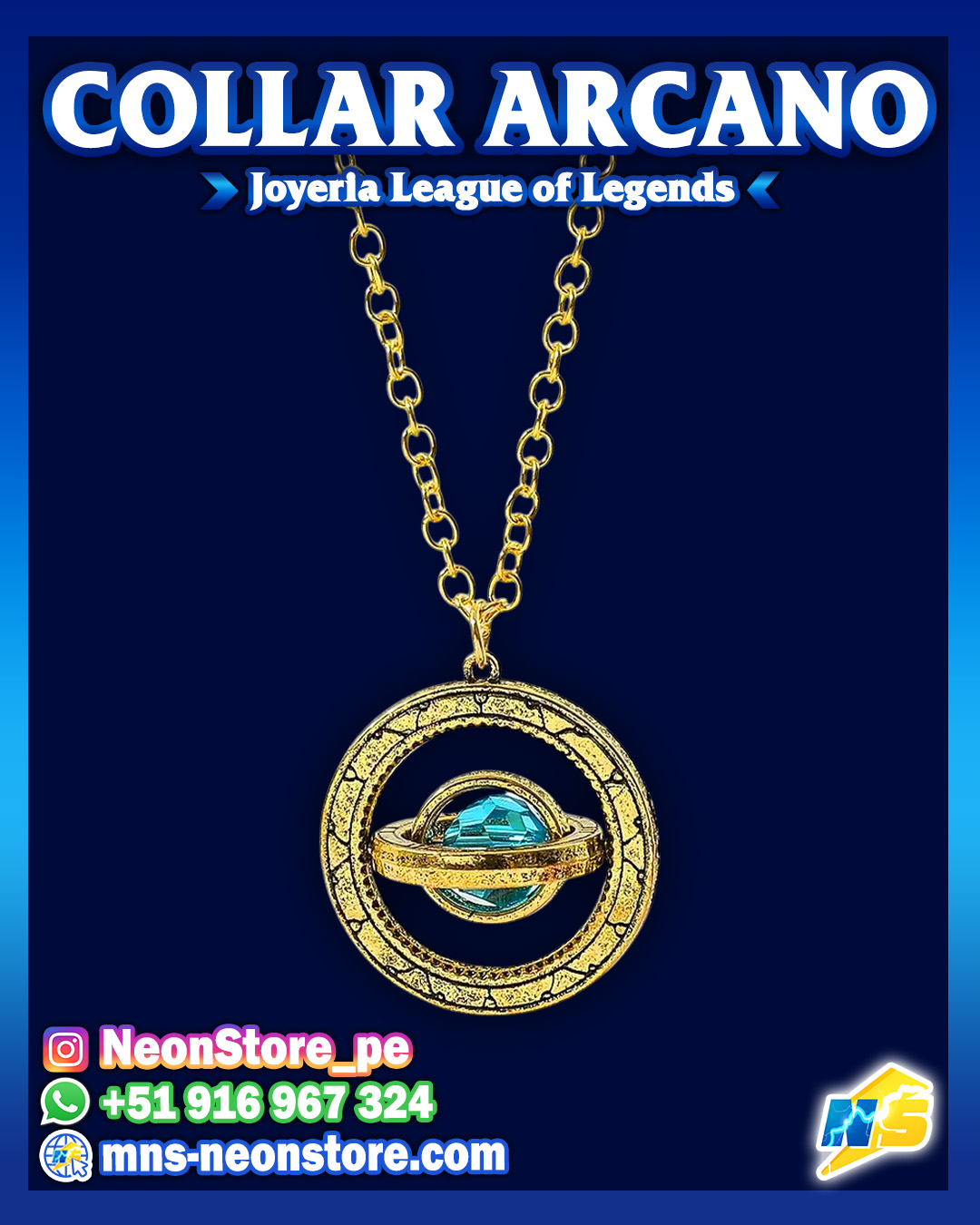 ⚡ Collar Arcano LEAGUE OF LEGENDS ⚡