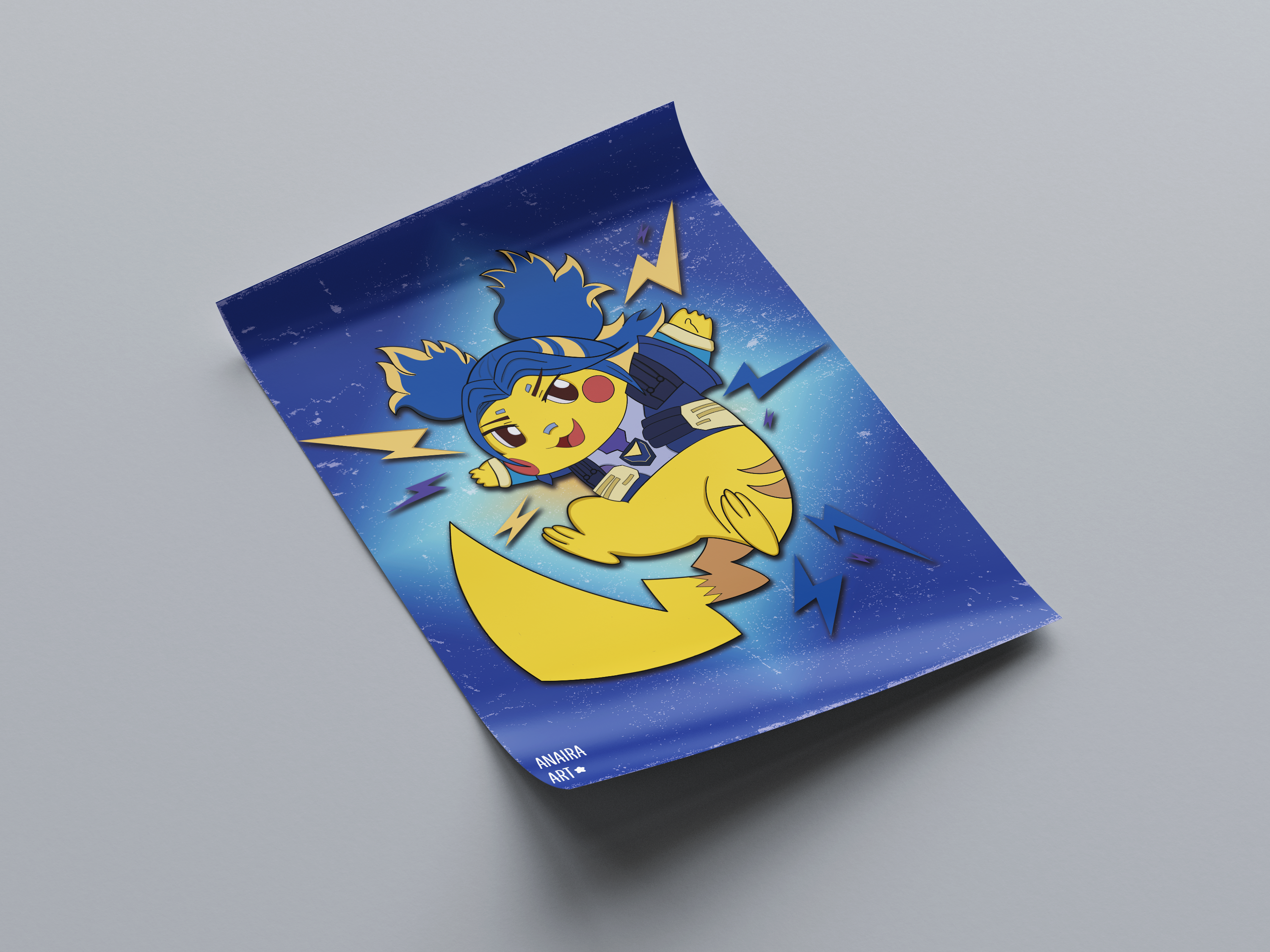 PikaNeon Poster