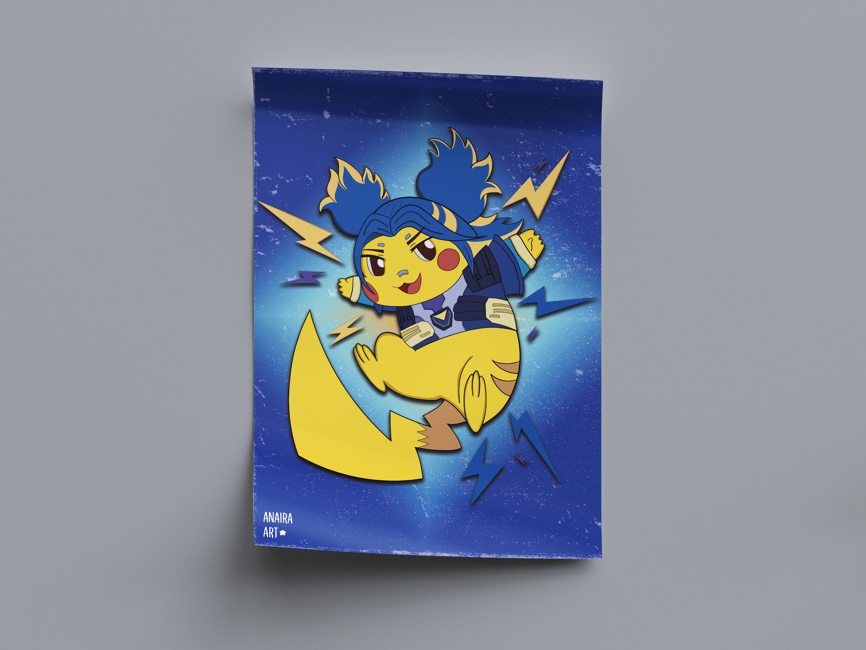 PikaNeon Poster