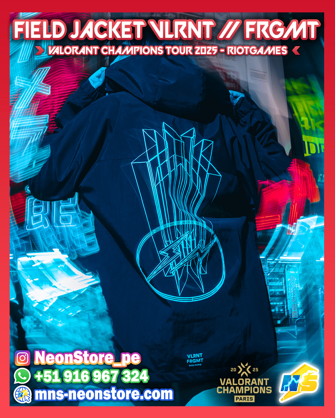 Field Jacket VLRNT // FRGMT Champions 2025 RiotGames VALORANT ⚡
