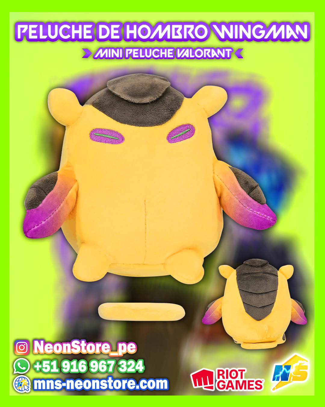 Peluche de hombro Wingman ⚡