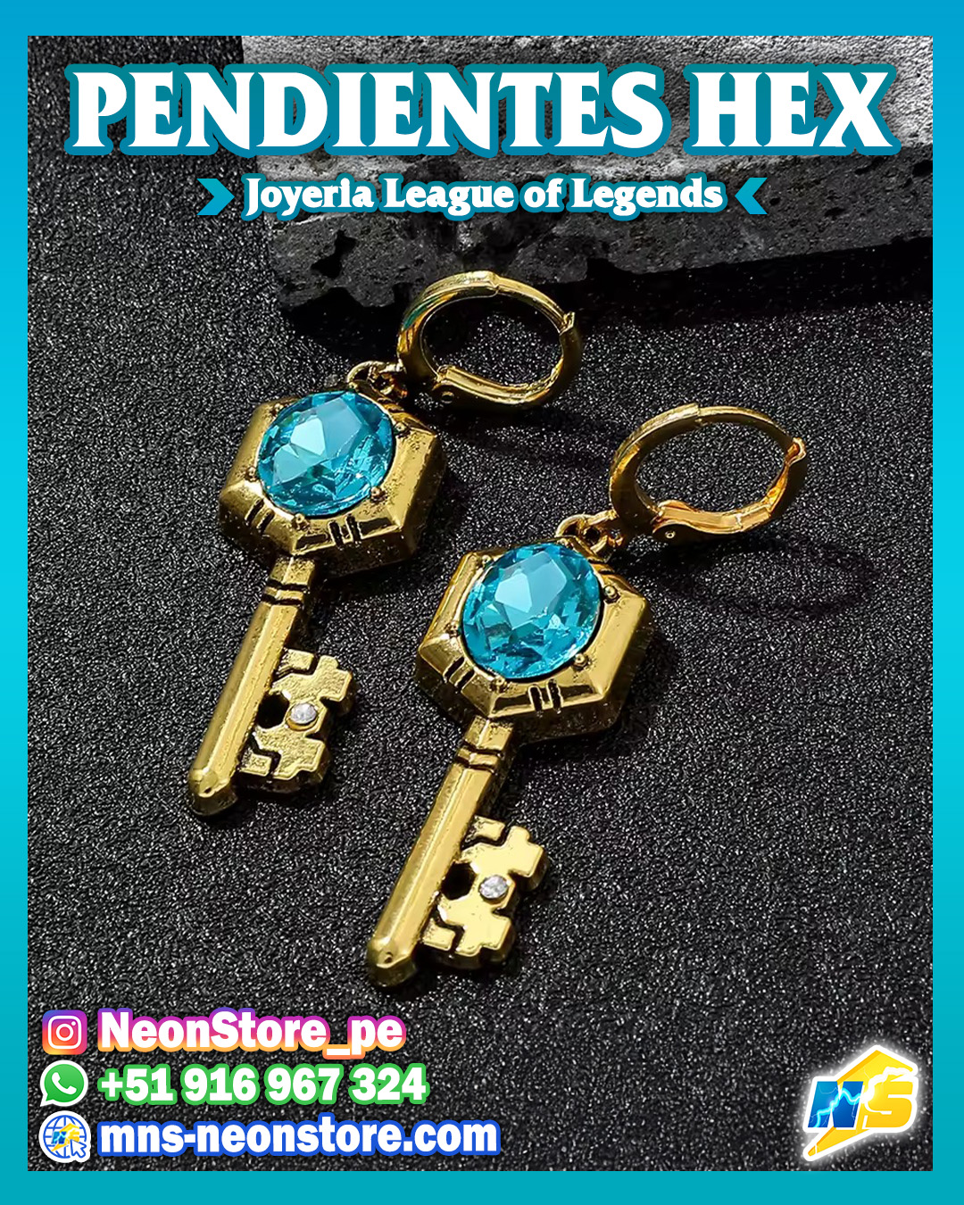 ⚡ Pendientes Hex LEAGUE OF LEGENDS ⚡