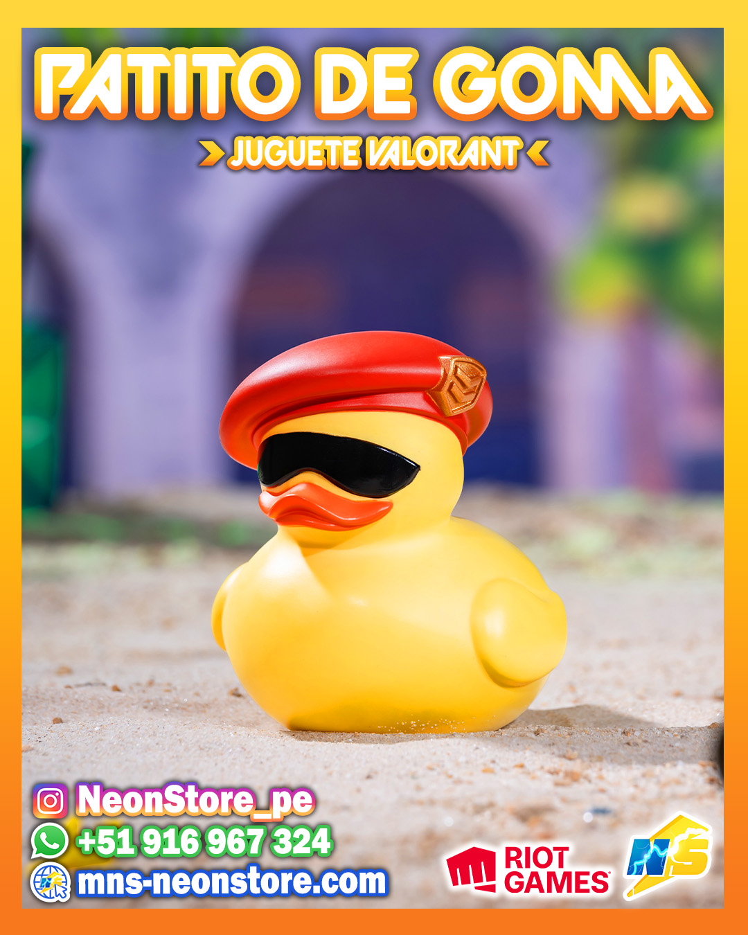 ⚡ Juguete Patito de Goma RiotGames VALORANT ⚡