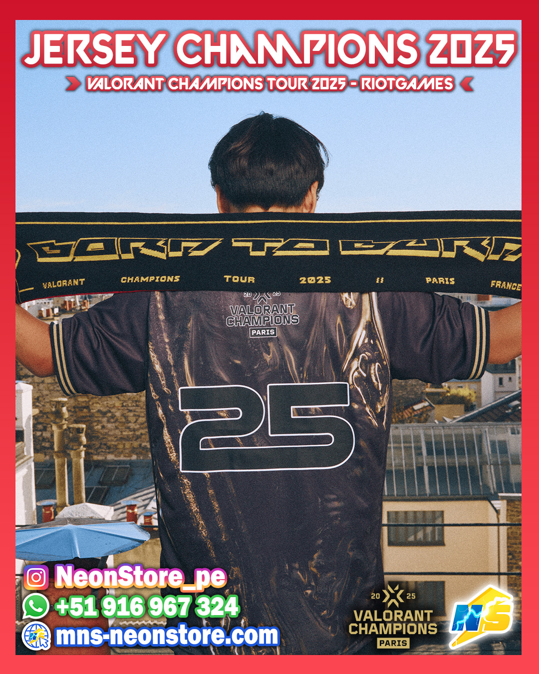 Jersey Champions 2025 RiotGames VALORANT ⚡