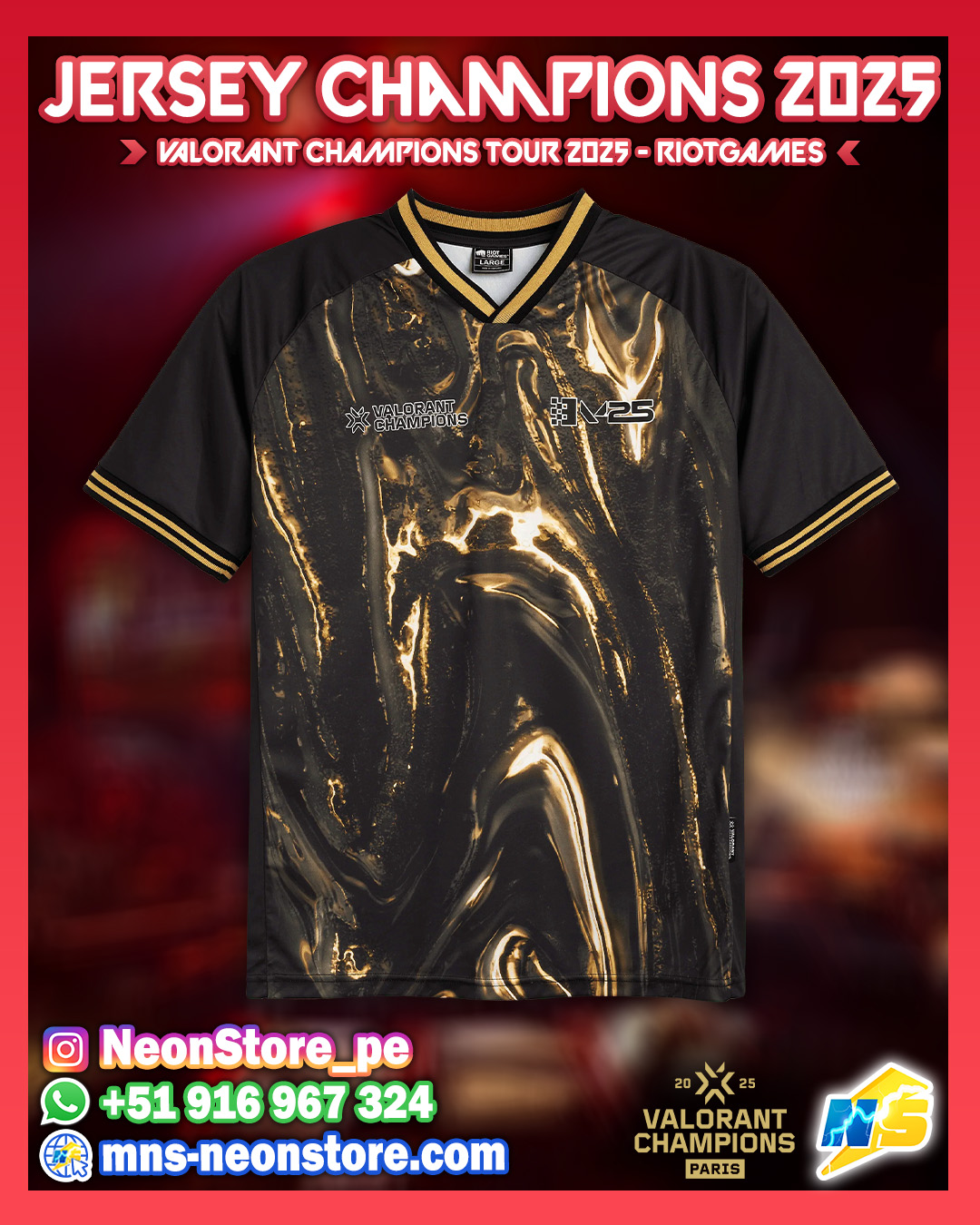 Jersey Champions 2025 RiotGames VALORANT ⚡