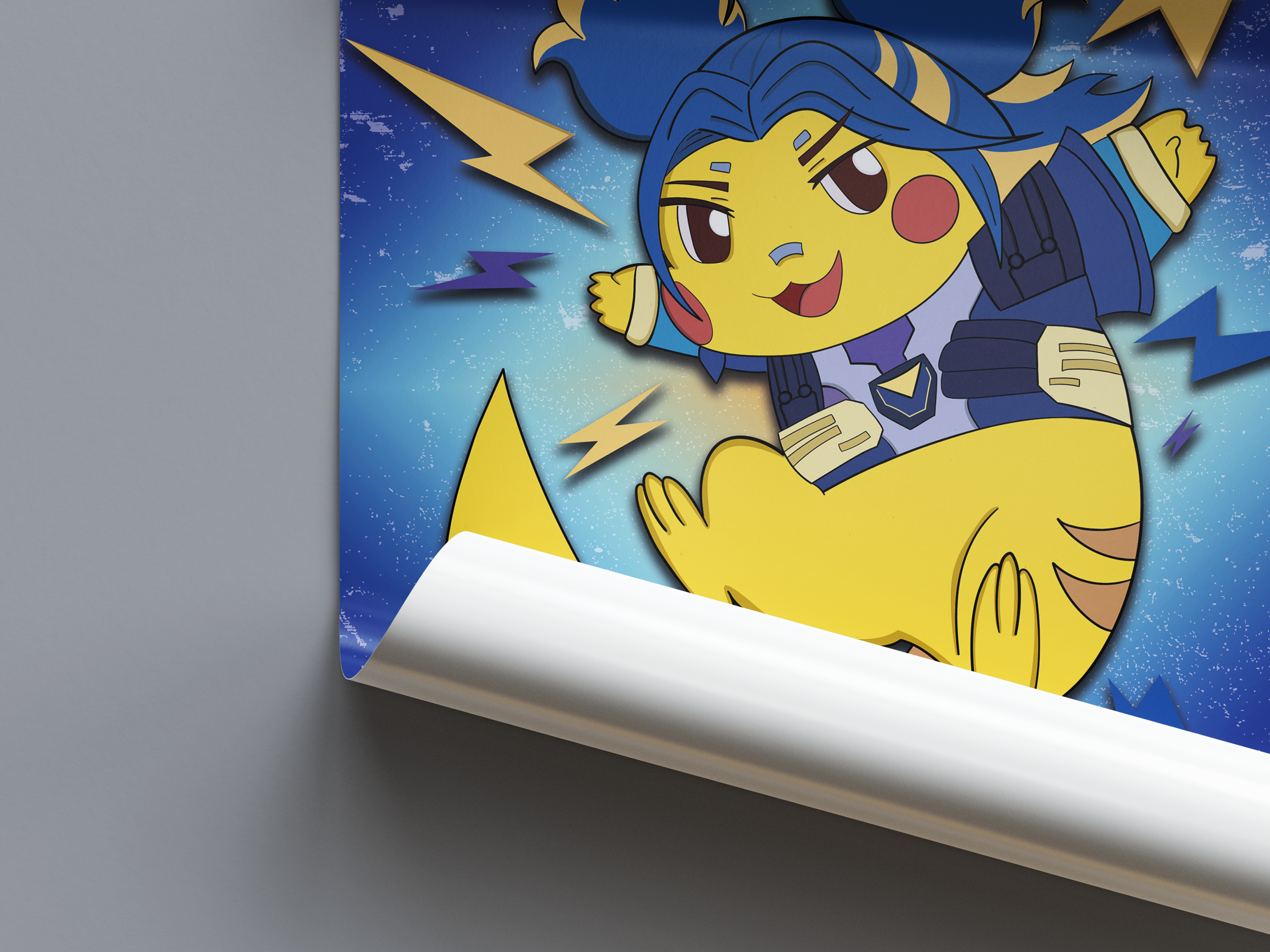 PikaNeon Poster