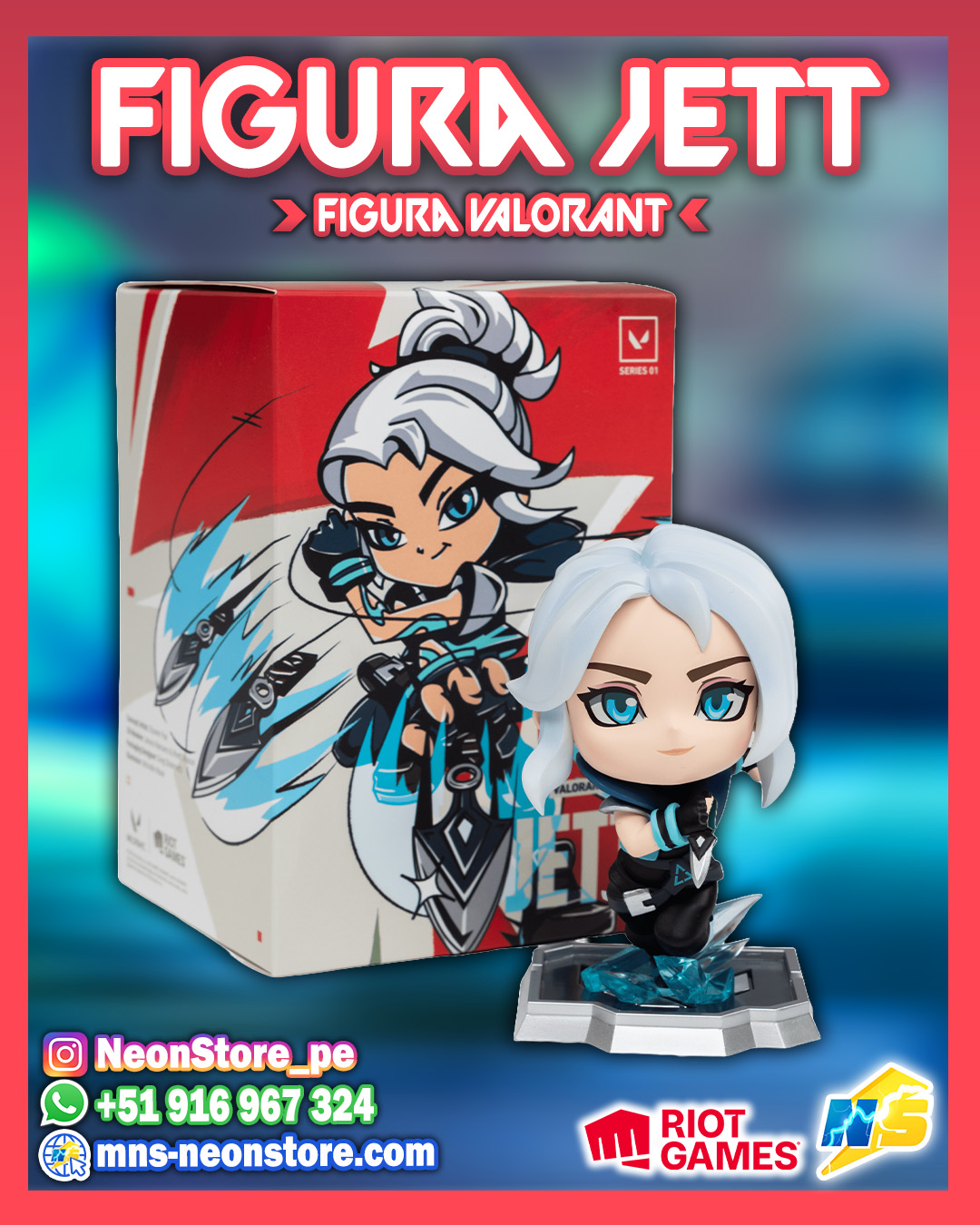 ⚡ Figura Jett RiotGames VALORANT ⚡