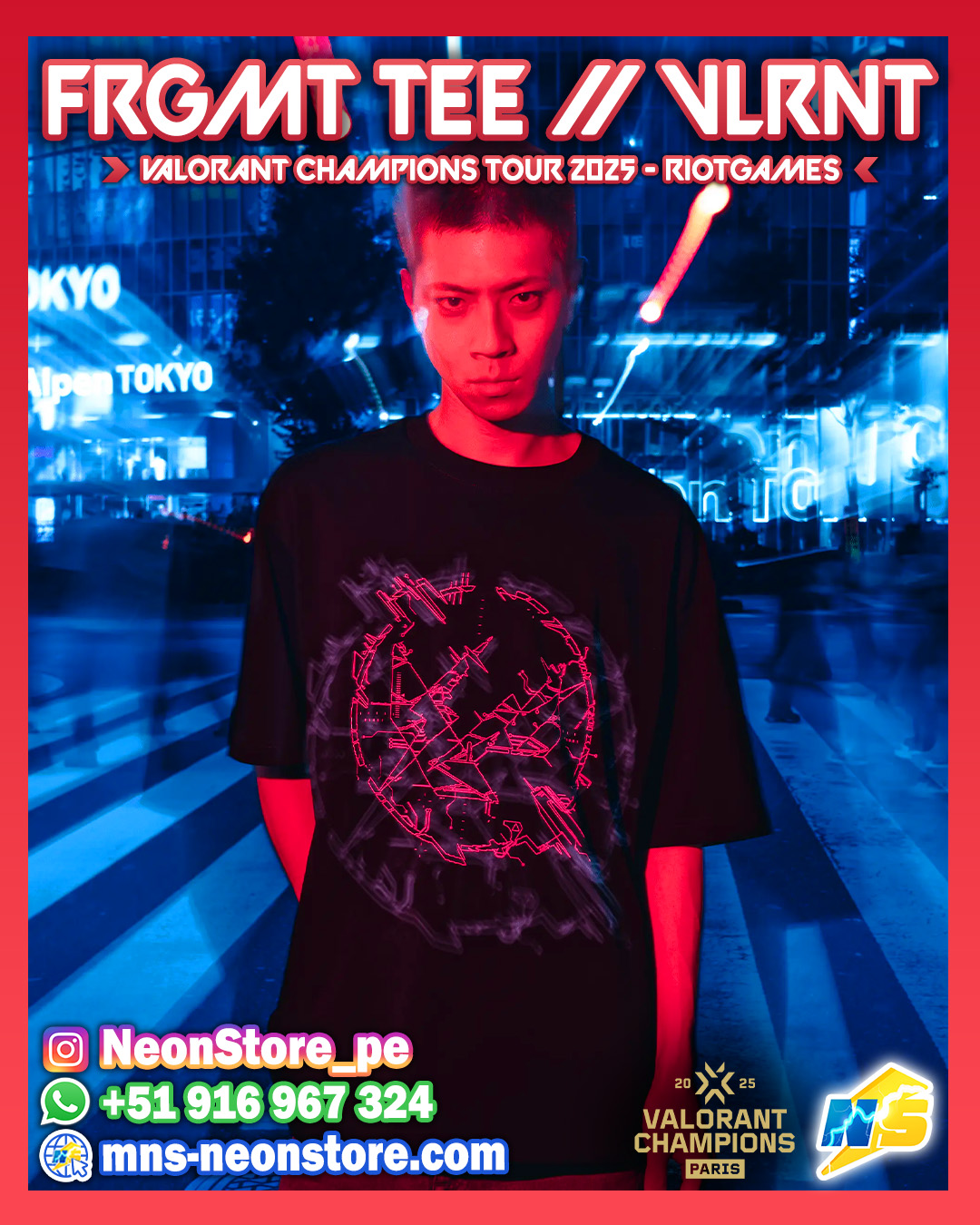FRGMT Tee // VLRNT Champions 2025 RiotGames VALORANT ⚡