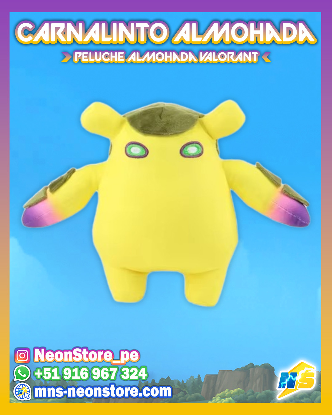 ⚡ Carnalito Almohada VALORANT ⚡