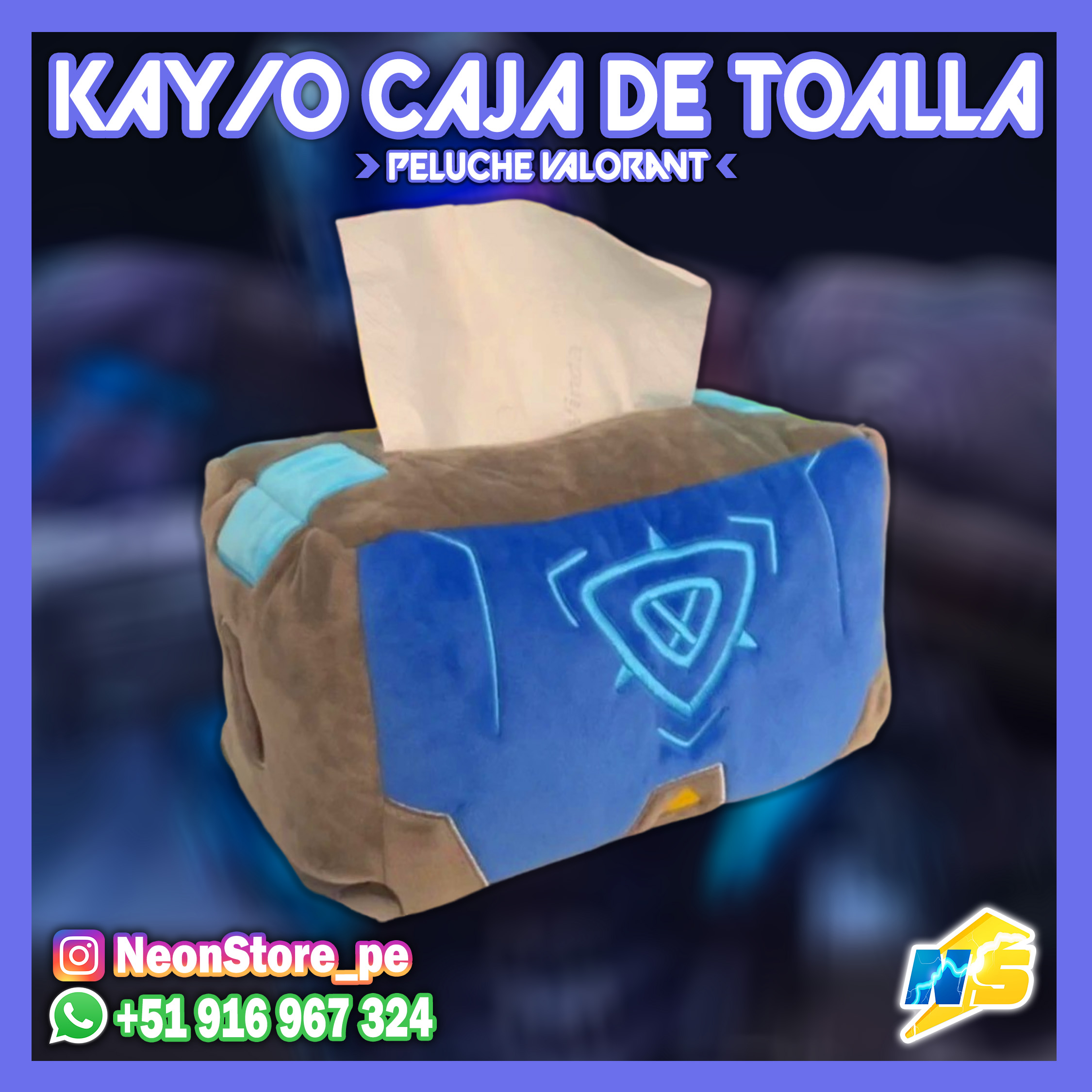 ⚡ Kay/o caja de Toallas VALORANT ⚡