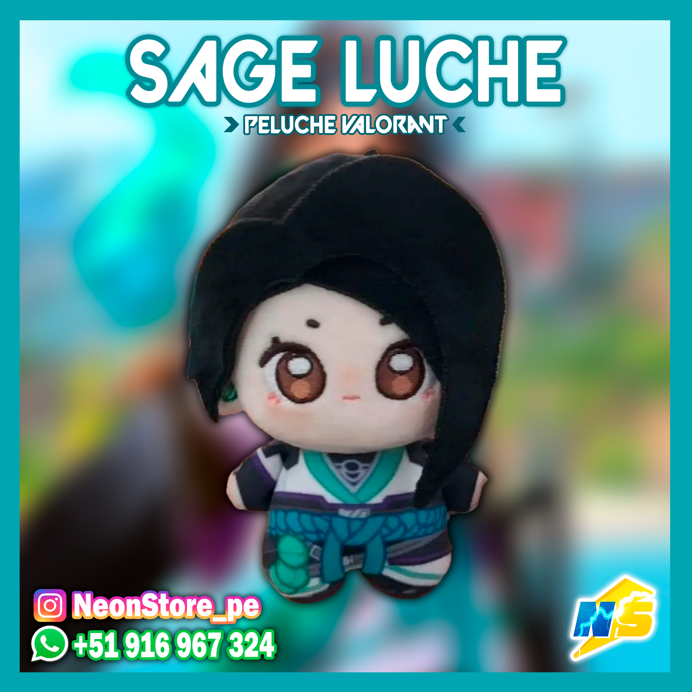 ⚡ Sage Luche llavero VALORANT ⚡