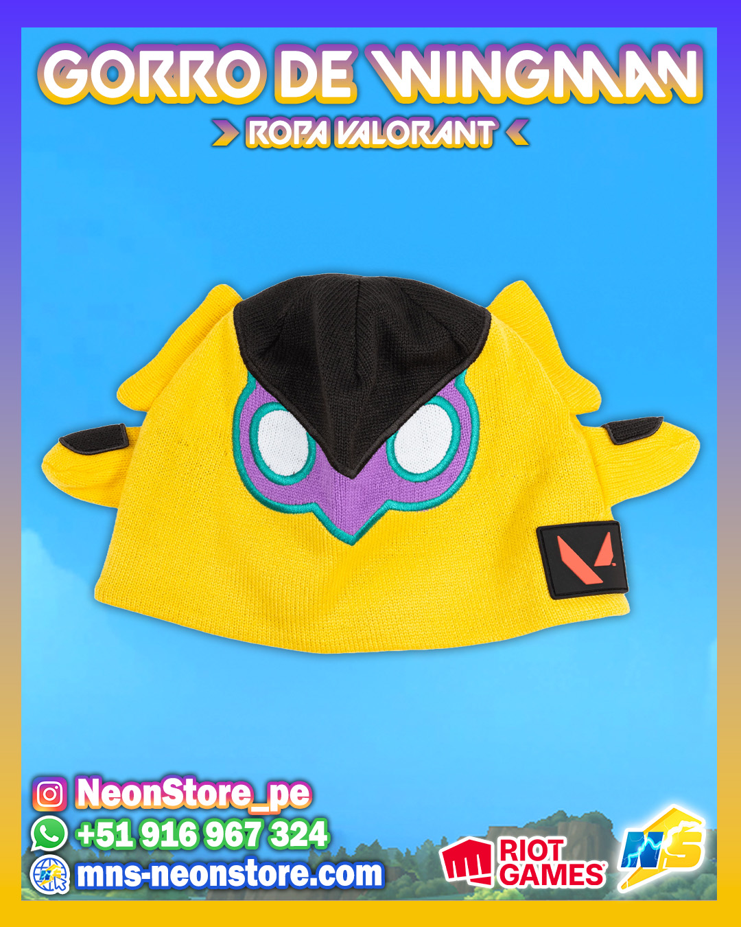 Gorro de Wingman RiotGames VALORANT ⚡
