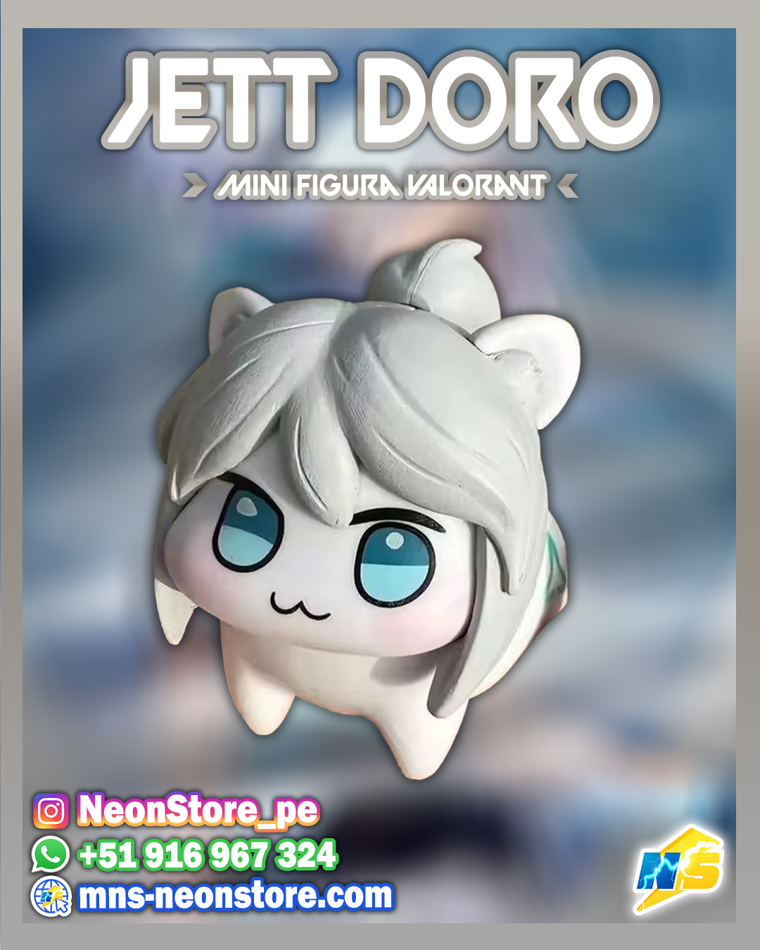 ⚡ Mini Figura Jett Doro VALORANT ⚡